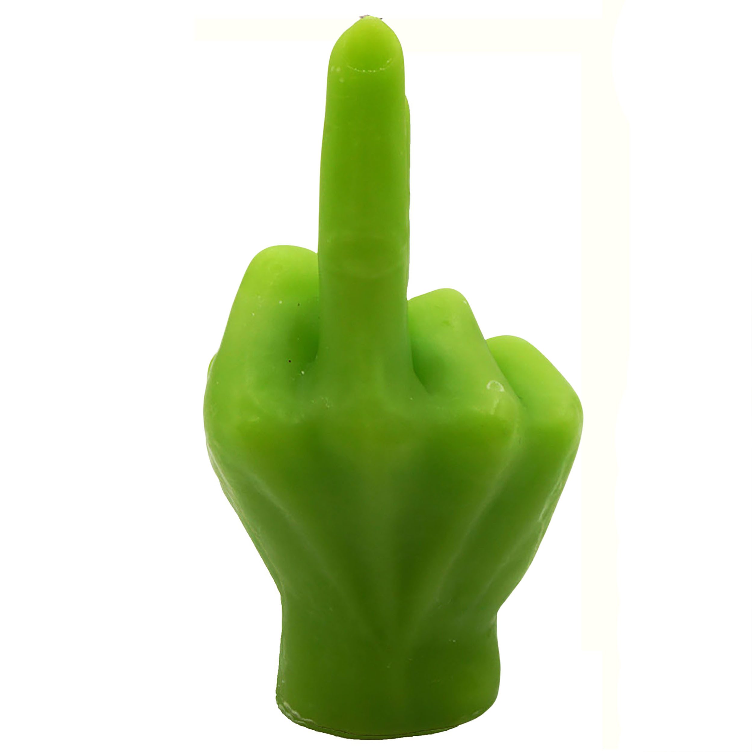 Annastore Stumpenkerze Witzige Kerze mit Mittelfinger H 16 cm - Anti-Weihna günstig online kaufen