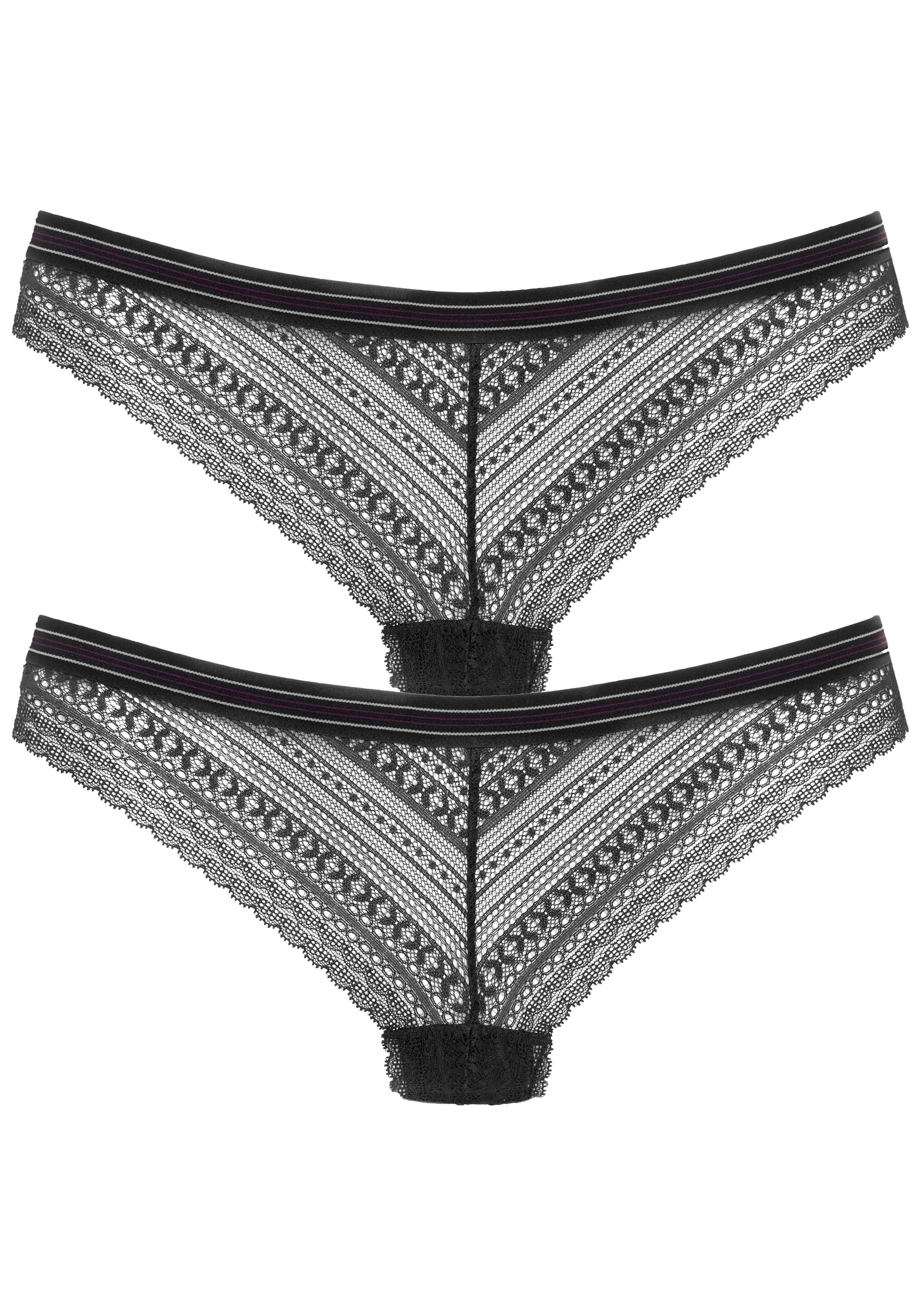 s.Oliver Brasilslip aus grafischer Spitze günstig online kaufen