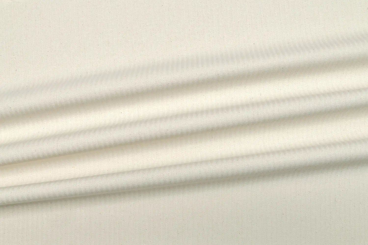 Stofferia Stoff Dekostoff Chevron Streifen Ecru, Meterware