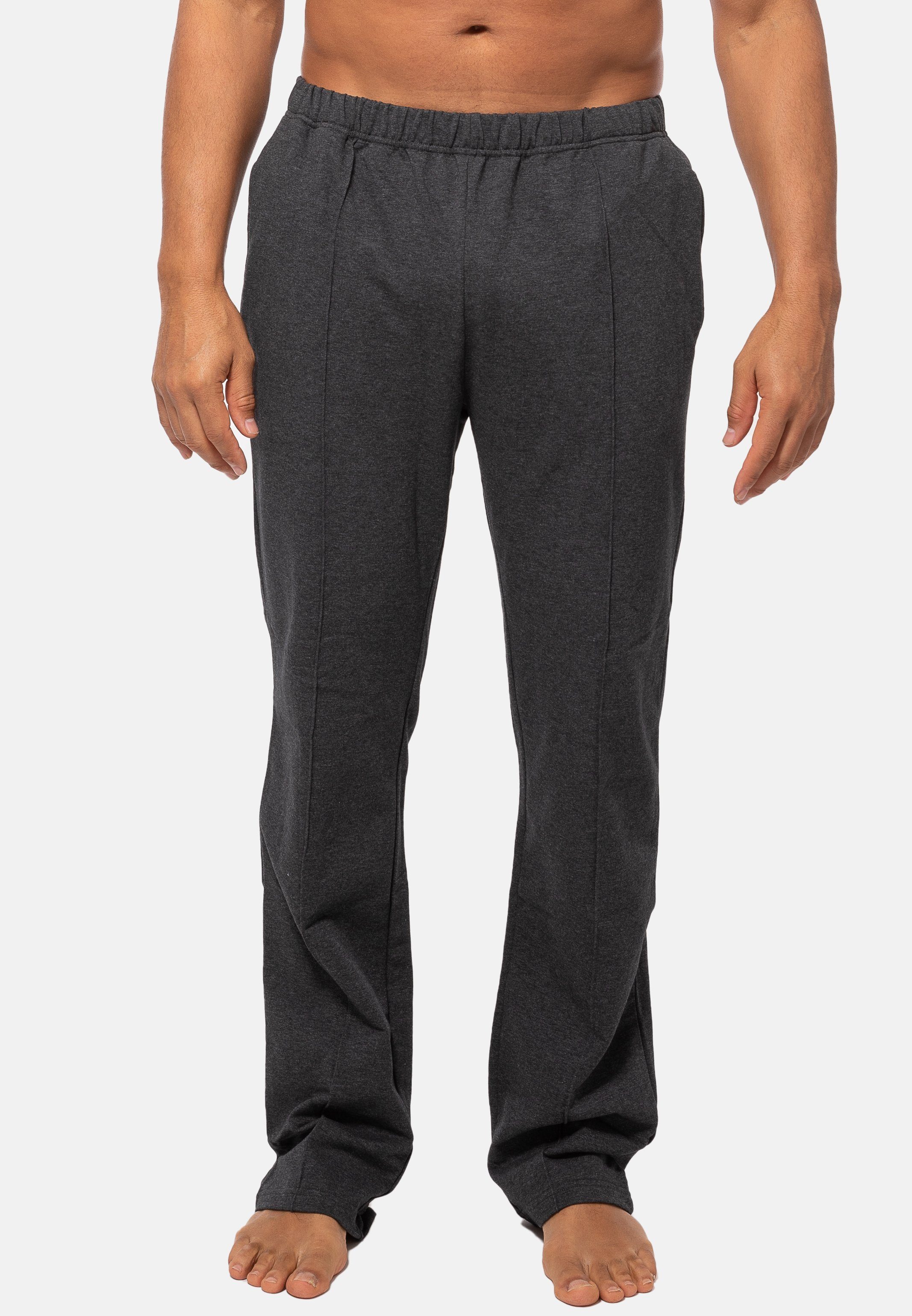 Hajo Jogginghose Basic (1-tlg) Freizeit / Jogginghose - Baumwolle - Lange Hose mit zwei Hosentaschen