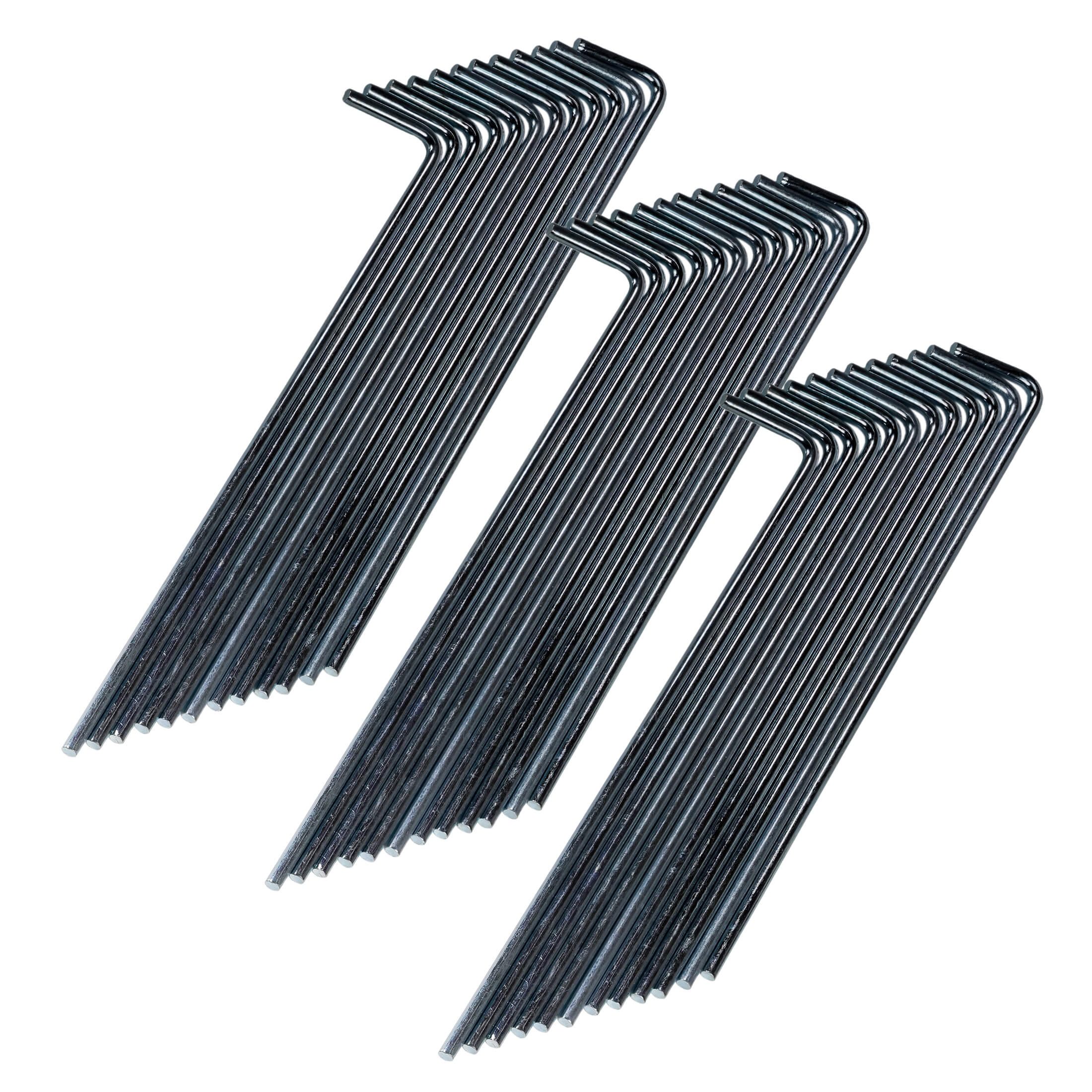 Work-it Zelthering Zeltheringe Set 36 Stück Stahlheringe mit Haken Camping günstig online kaufen