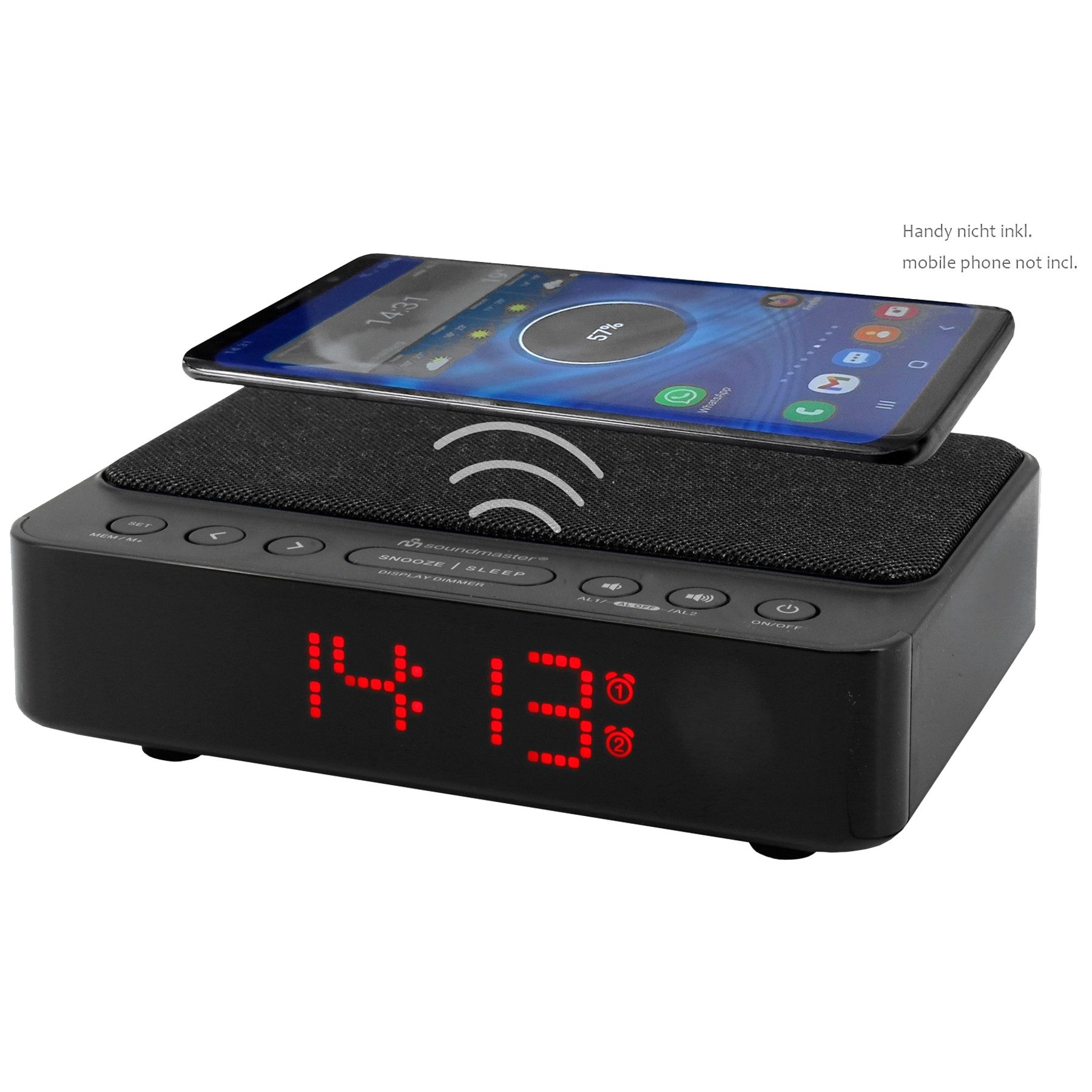 Soundmaster Funk-Radiowecker SOUNDMASTER UKW-PLL Uhrenradio UR124SW, günstig online kaufen