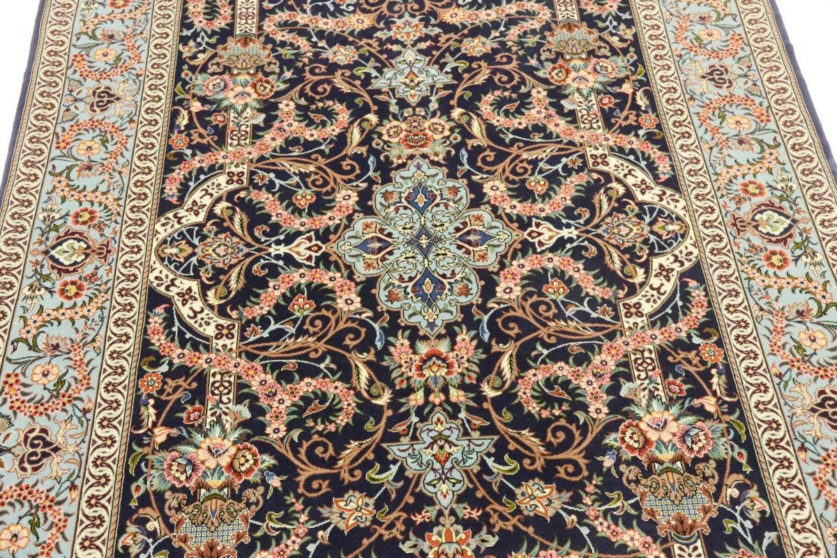 Orientteppich Isfahan Seidenkette 111x171 6 Handgeknüpfter Nain Trading, Orientteppich, rechteckig, mm Höhe