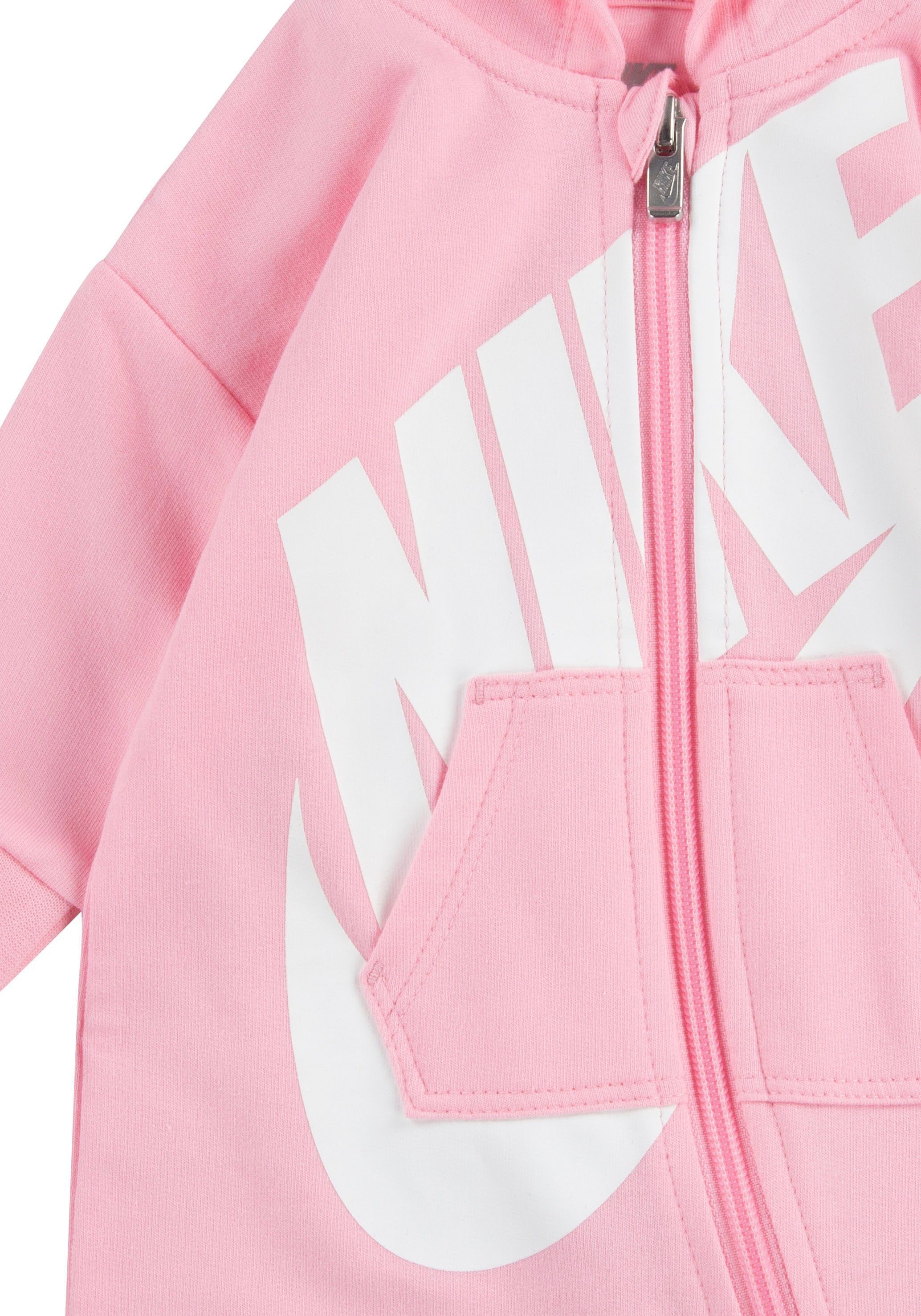 Nike Sportswear Strampler NKN COVERALL rosa-weiß PLAY ALL DAY