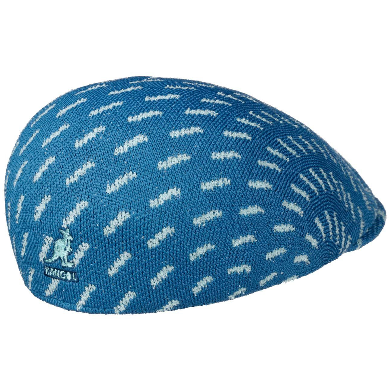 Schirm Cap mit Flat (1-St) Schirmmütze Kangol blau