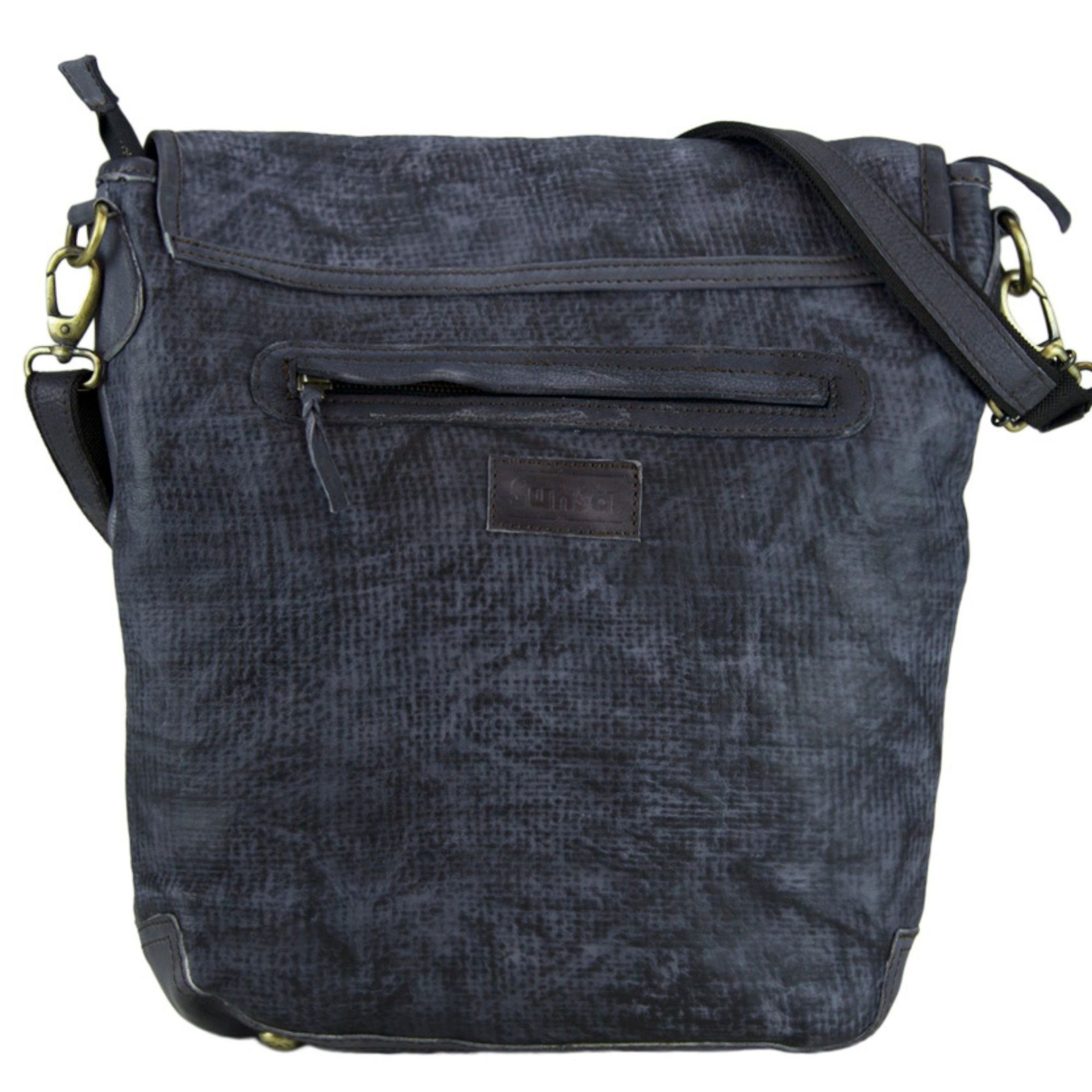 Damen Umhängetaschen Sunsa Umhängetasche Leder Tasche für Damen, Schultertasche/ Crossbody Bag in Vintage Retro Design., echt Le