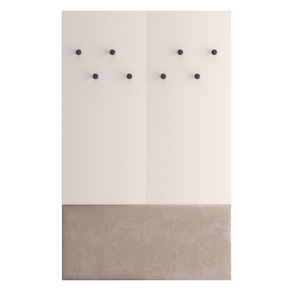 Lomadox Garderobenpaneel VITTORIA-131, in Kaschmir, 90 cm breit, mit Haken günstig online kaufen