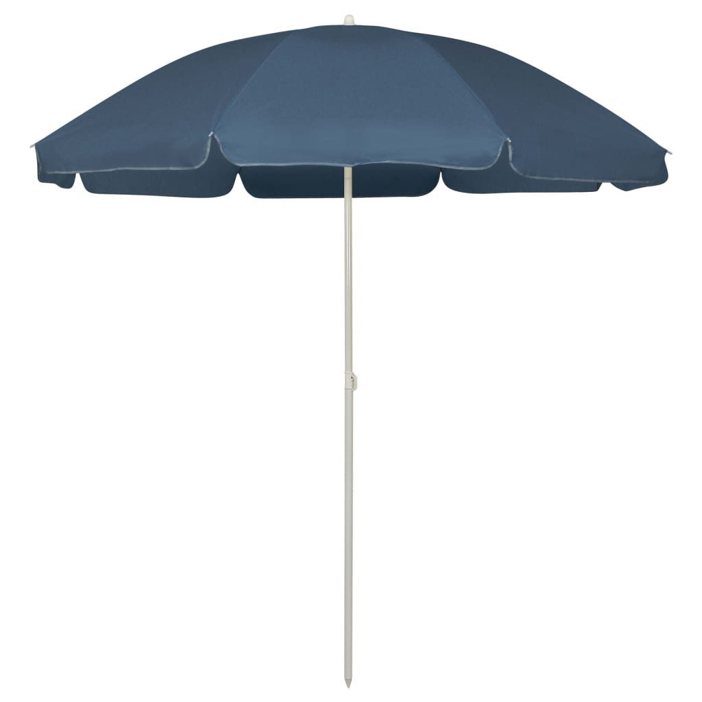 vidaXL Sonnensegel Strandschirm Blau 240 cm, günstig online kaufen