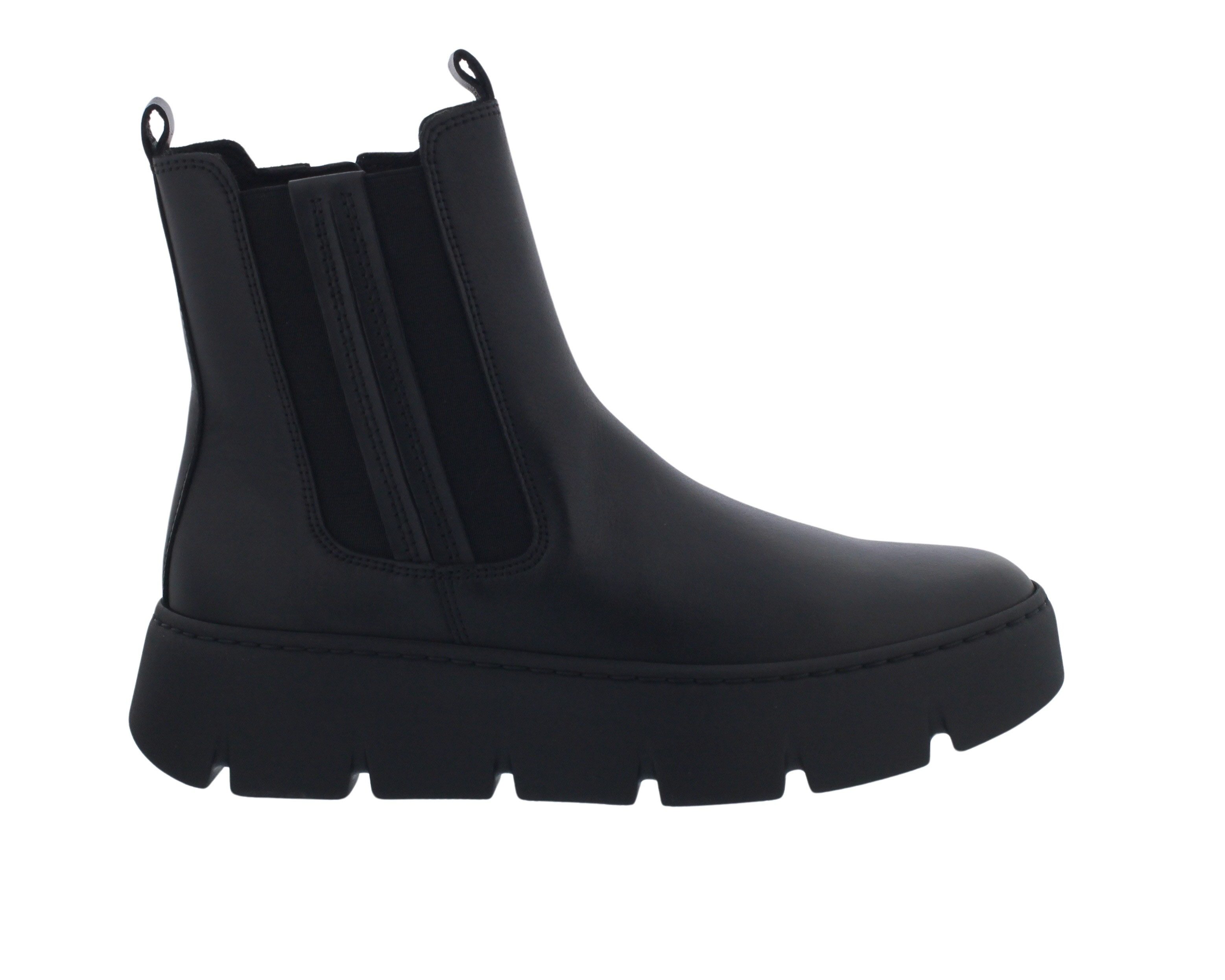 Gabor Gabor Chelsea Bootie 73.743.27, Foulardcalf-Glattleder (Micro), schwar Reißverschlussstiefel