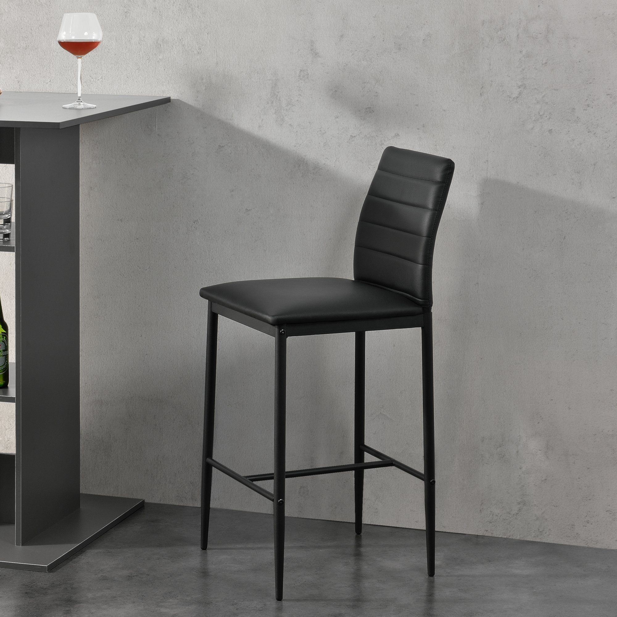 en.casa Barhocker (Set, 2er), Design-Sitzhocker 96 günstig online kaufen