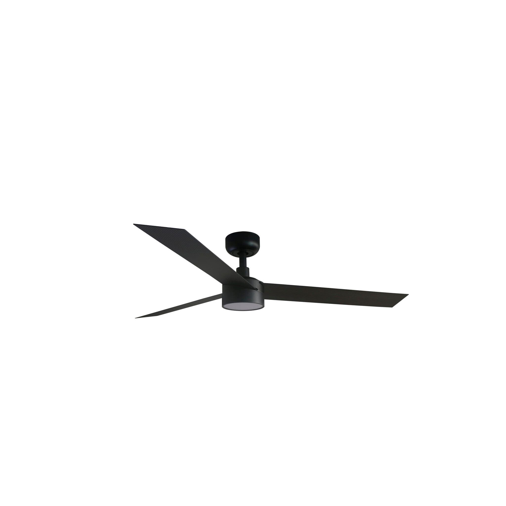 FARO Barcelona Deckenventilator DC Deckenventilator Cruiser L Schwarz mit LED & Ferbedienung, Timer