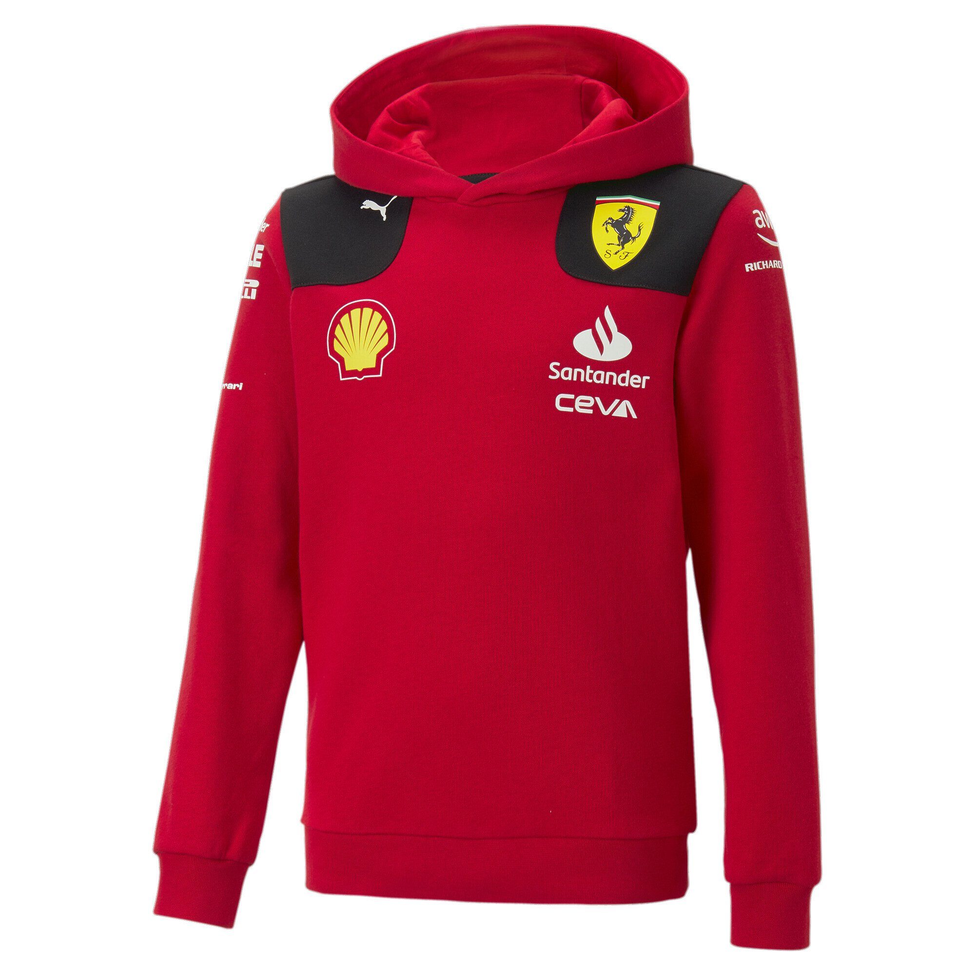 PUMA Sweatshirt Scuderia Ferrari 2023 Team Replica Hoodie Jugendliche