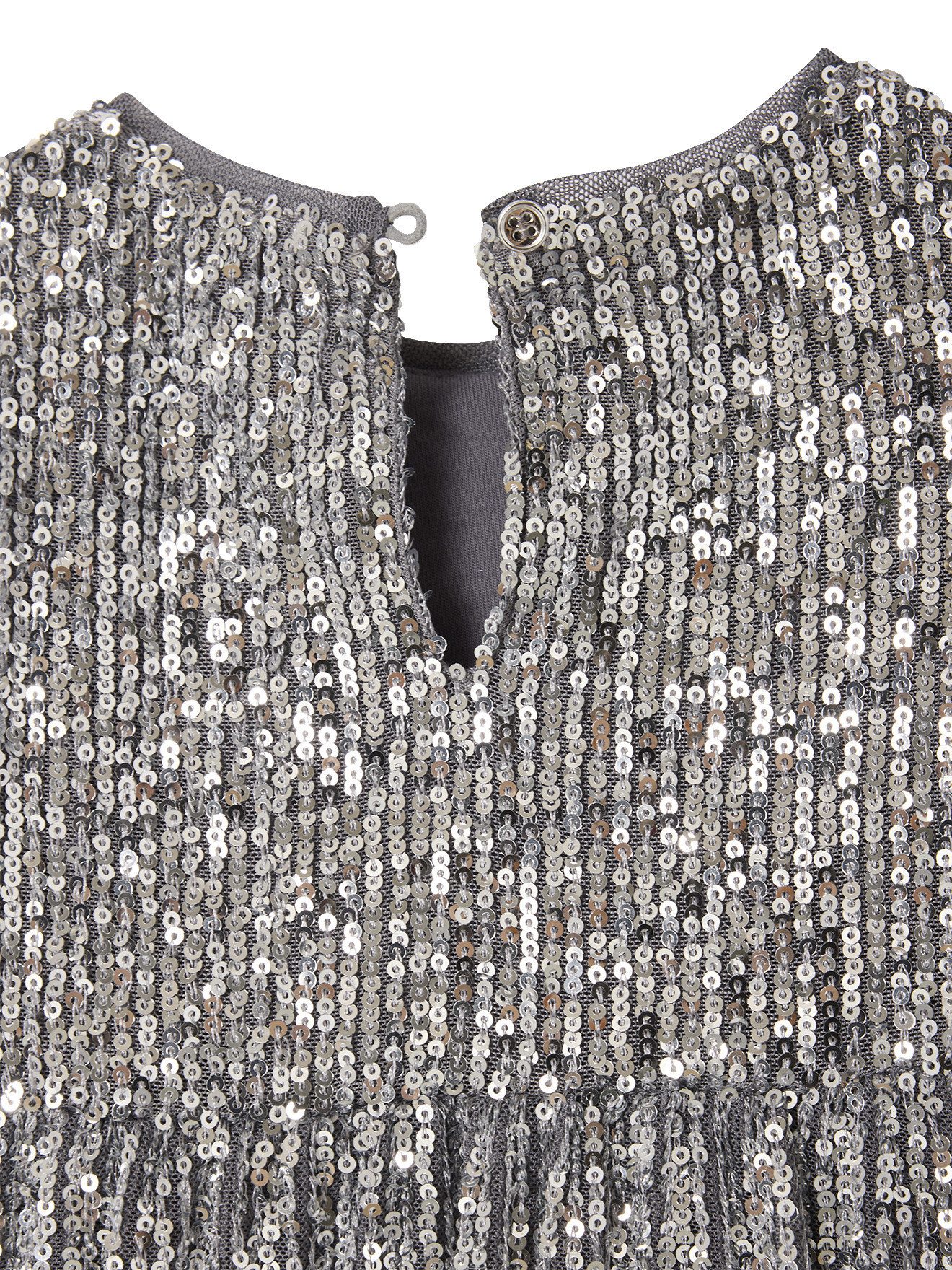 vertbaudet Minikleid Festliches Baby Kleid mit Pailletten