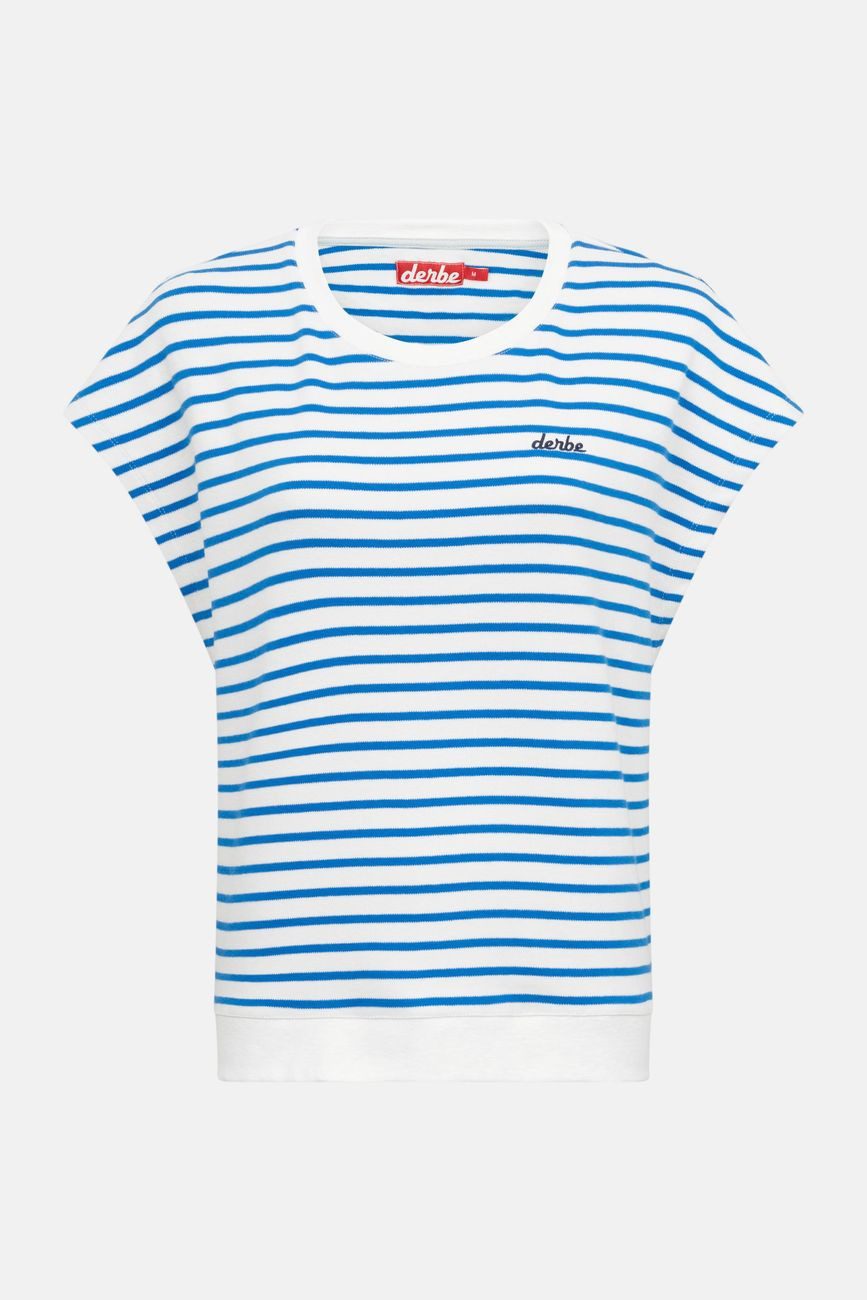 T-Shirt Interstriped Damen Oversize T-Shirt