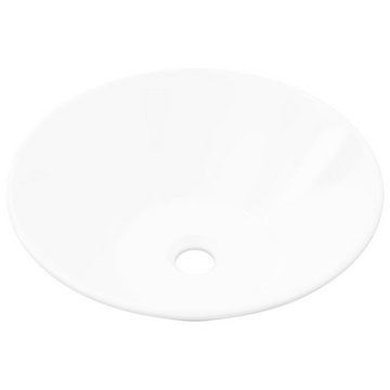 DOTMALL Waschbeckenschrank Badezimmer Porzellan Keramik Waschbecken Art Basin Bowl weiß