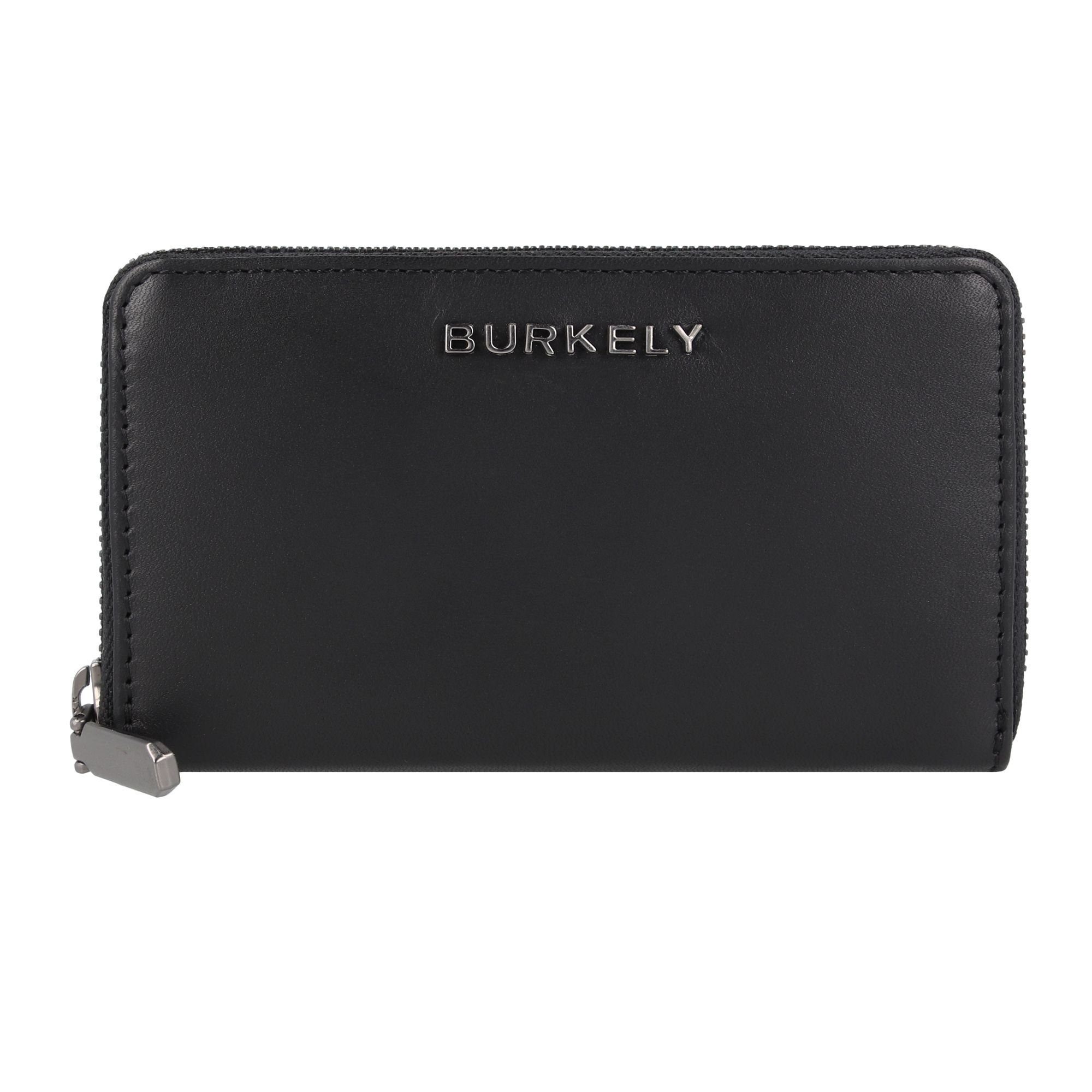 Burkely Geldbörse Nocturnal Nova, Leder basalt black