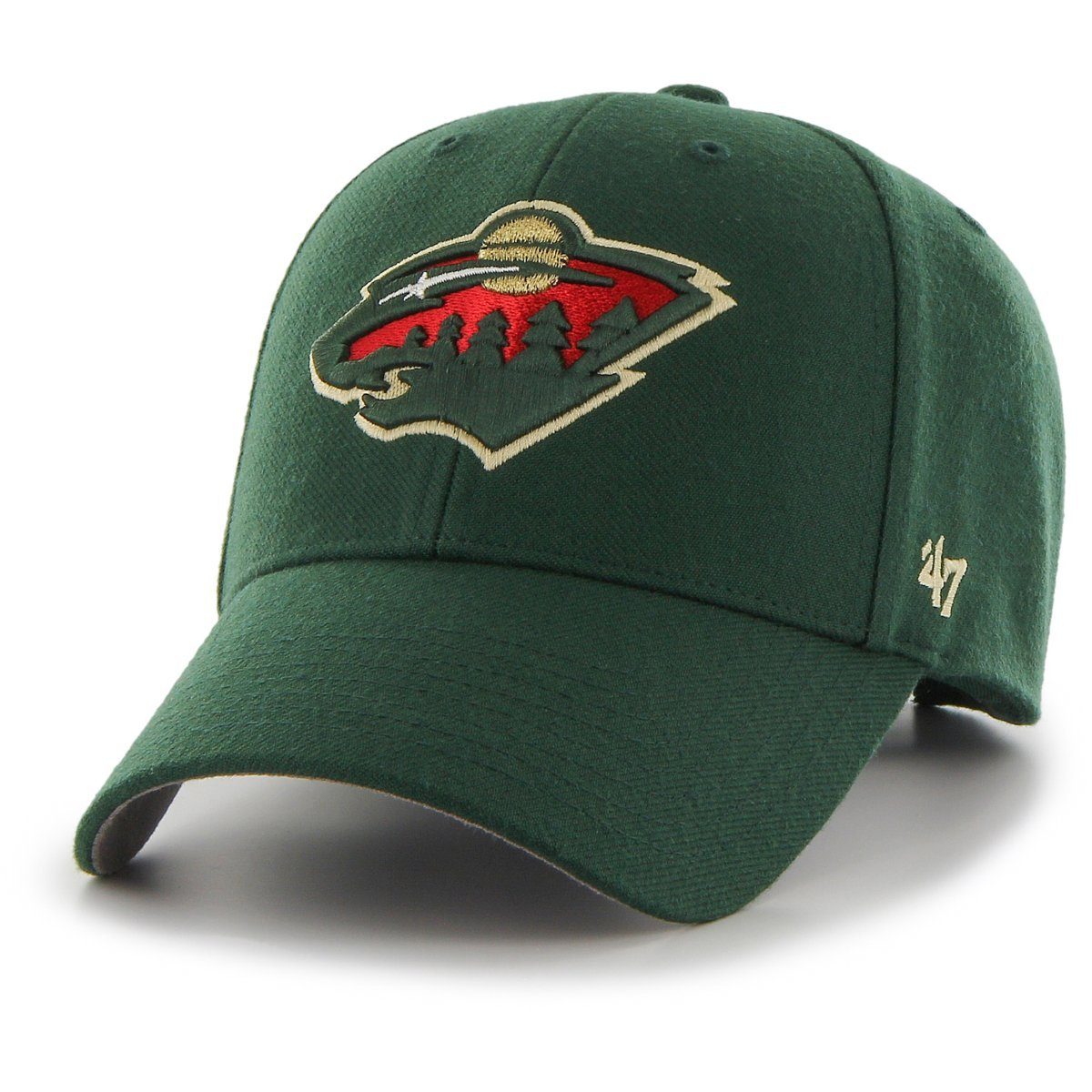 x27;47 Brand Baseball Cap NHL Wild Minnesota dunkel