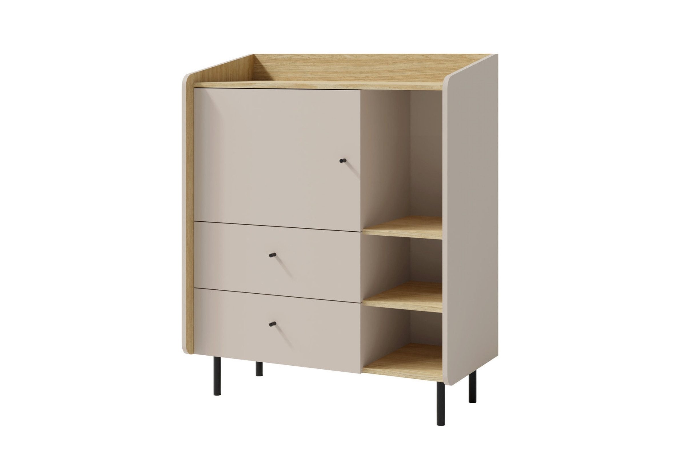 Kommode ALBI 09 mit 2 Schubladen 95cm