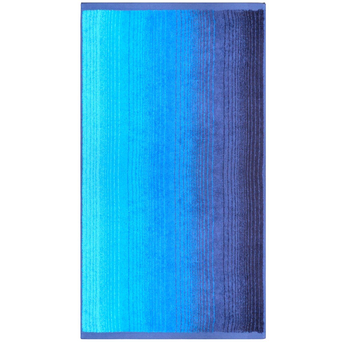 Dyckhoff Handtuch Dyckhoff Handtuch mit Farbverlauf "Colori" 50 x 100 cm, (1-St) Blau