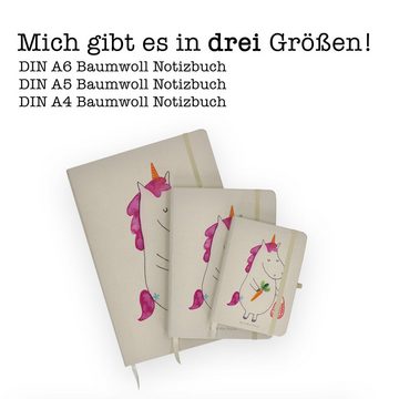 Mr. & Mrs. Panda Notizbuch Einhorn Gemüse - Transparent - Geschenk, Unicorn, Pegasus, Tagebuch, Mr. & Mrs. Panda, Hardcover