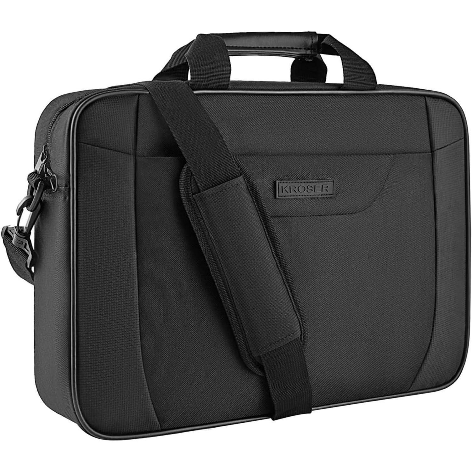 Laptoptasche Laptop Tasche 15.6 Zoll Aktentasche Notebook Wasserabweisend Schwarz