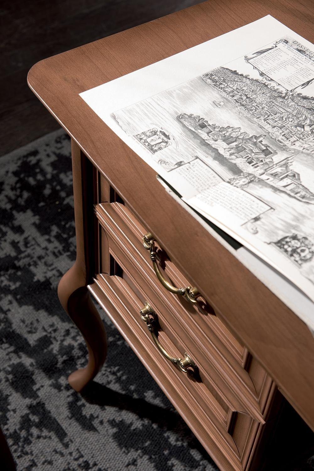 Büro JVmoebel Holz Klassischer Schreibtisch Luxus Möbel Sessel mit Schreibtisch