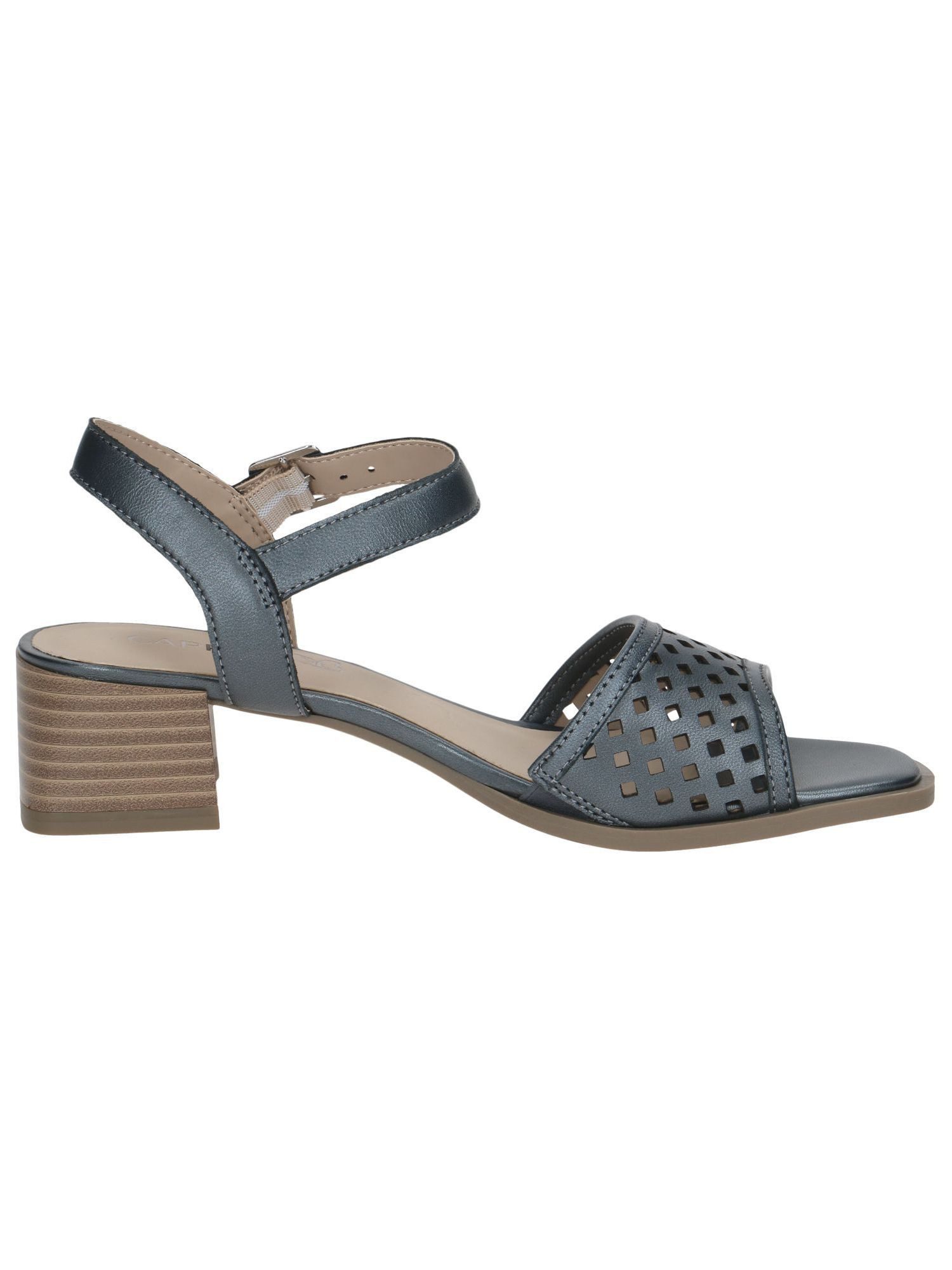 Caprice CAP Antishokk, CAP Memotion aus Leder Trapezabsatz Sandalette CAP Antishokk