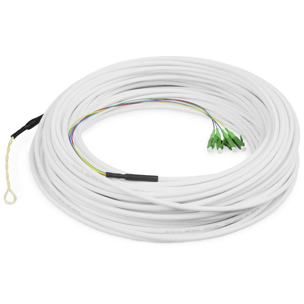 FTTH Dropkabel, Singlemode, 4 Faser, LC/APC Glasfaserkabel
