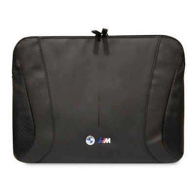 BMW Laptop-Hülle BMW Universal 13" / 14" Notebook Tasche Carbon und Perforated Schwarz