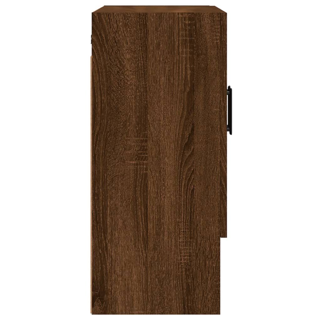 Braune vidaXL 60x31x70 cm (1-St) Fächerschrank Wandschrank Braun Eichen-Optik Eiche Holzwerkstoff