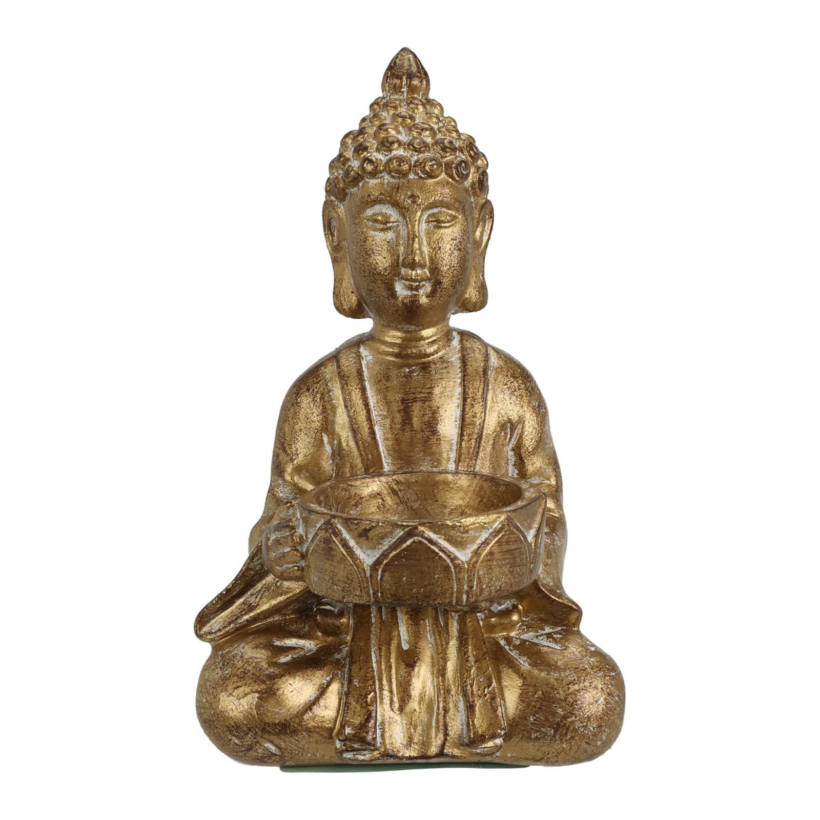 HAC24 Teelichthalter Buddha Figur Teelicht Halter günstig online kaufen