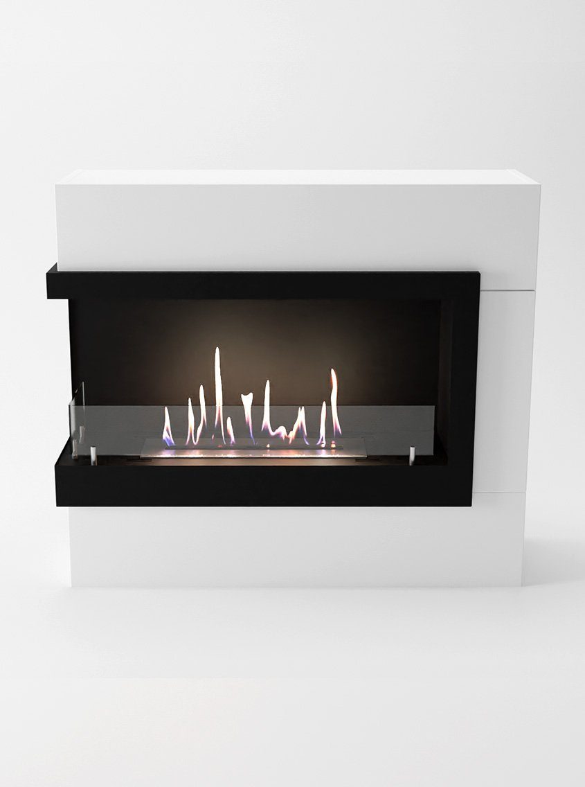 GLOW FIRE Echtfeuer-Dekokamin Halden Mini links Ethanol Kamin, Bioethanol K günstig online kaufen