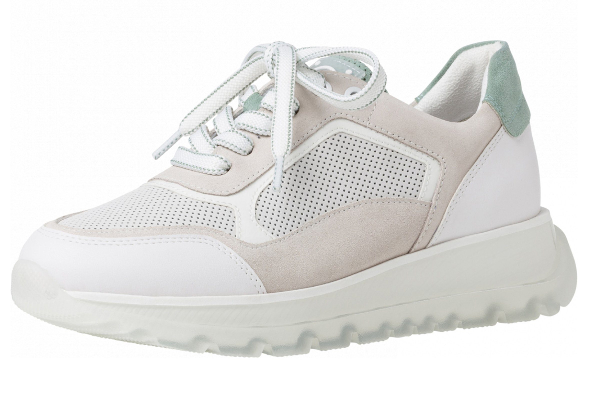 MARCO TOZZI 2-83702-26 121 White/Sage Sneaker günstig online kaufen