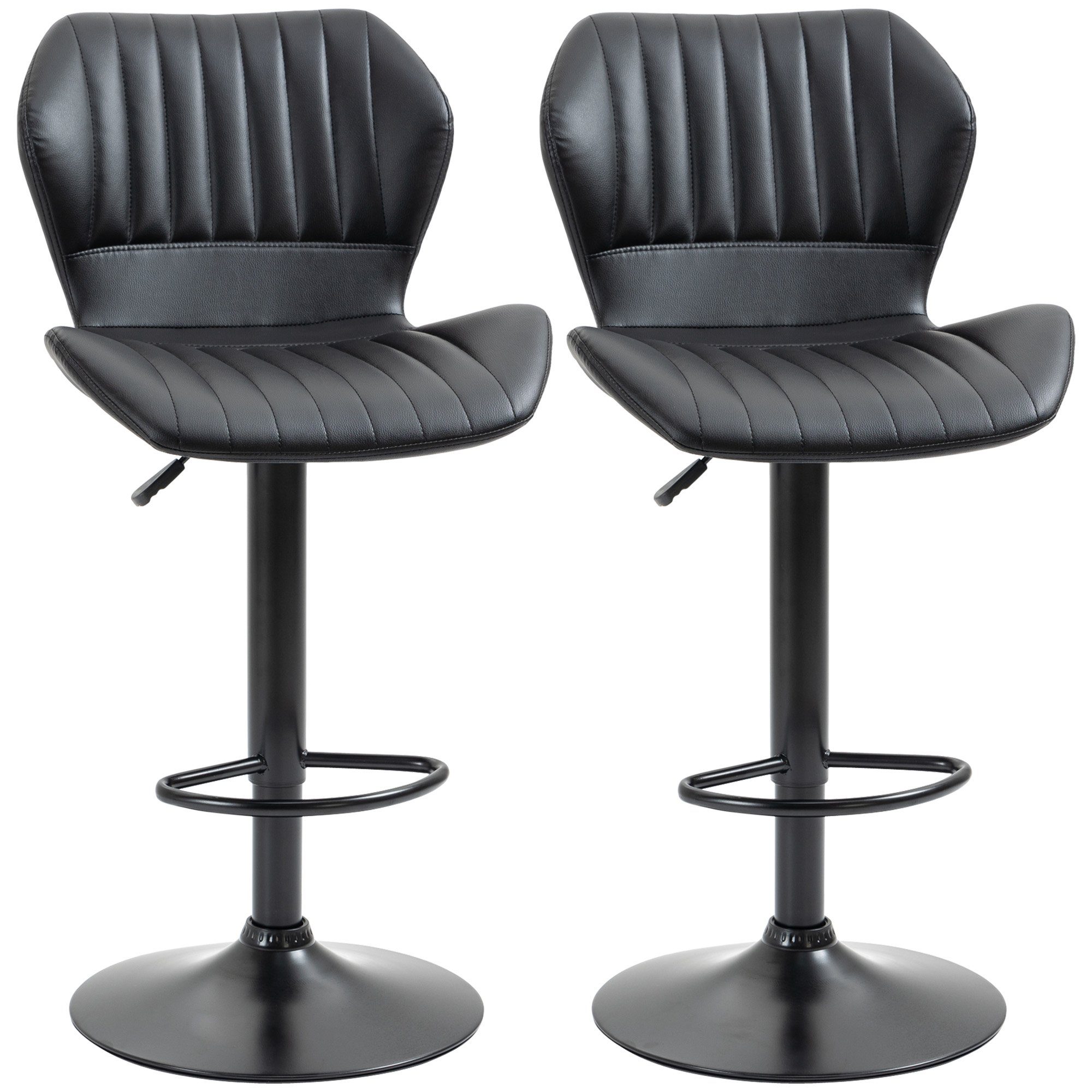 HOMCOM Barhocker 360° drehbare Barstühle (Tresenhocker, günstig online kaufen