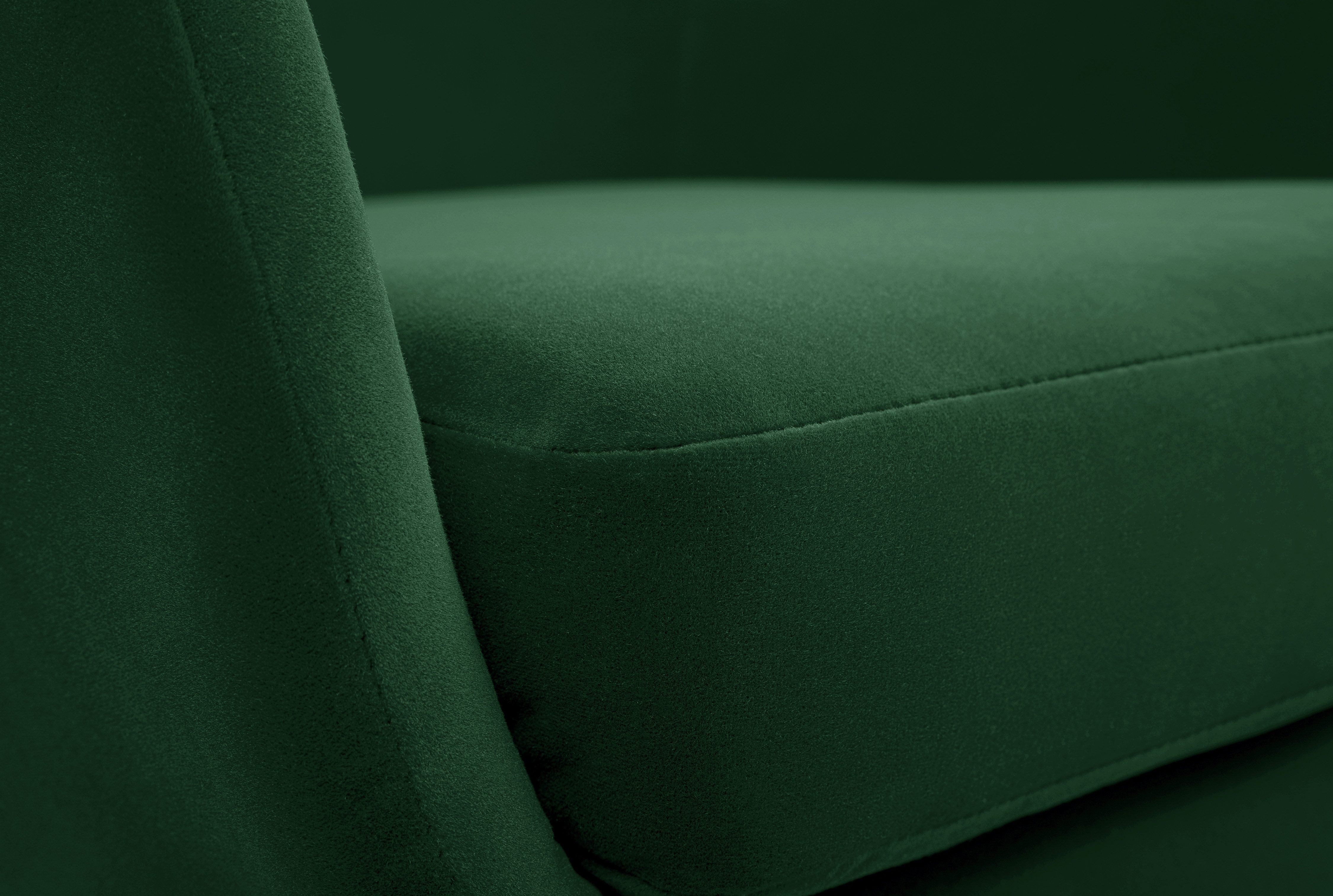Goldstoff Sessel Polstersessel Wohnzimmer mit PUR-Schaum & gepolsterter Rückenlehne (Relaxsessel Einzelstück, 1-St., Polstersessel Komfortzone), Lesesessel Komfortsessel für Wohnbereich mit bequemer Polsterung