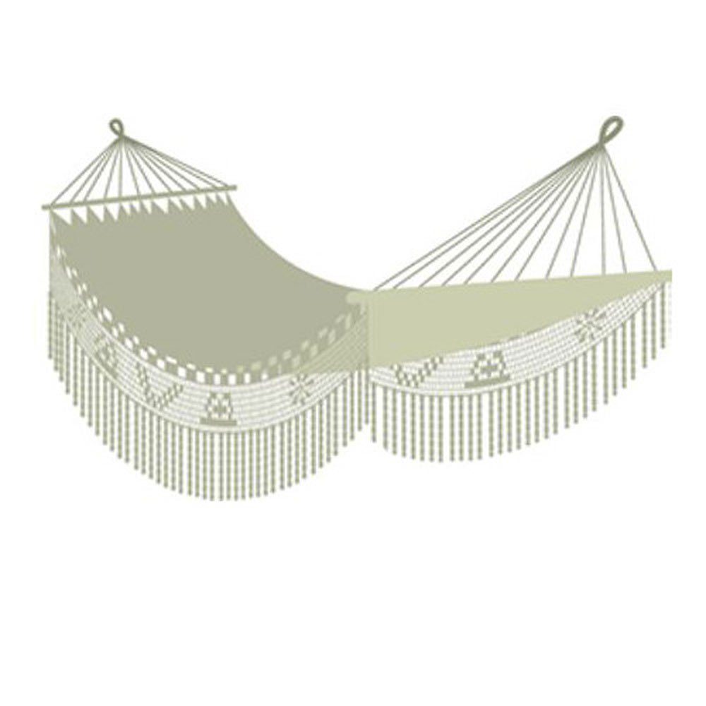 HOPLO Stabhängematte Hängematte Lazy Rest Collection Princess-2 dicker Schnur, Hergestellt unter fairen Bedingungen!