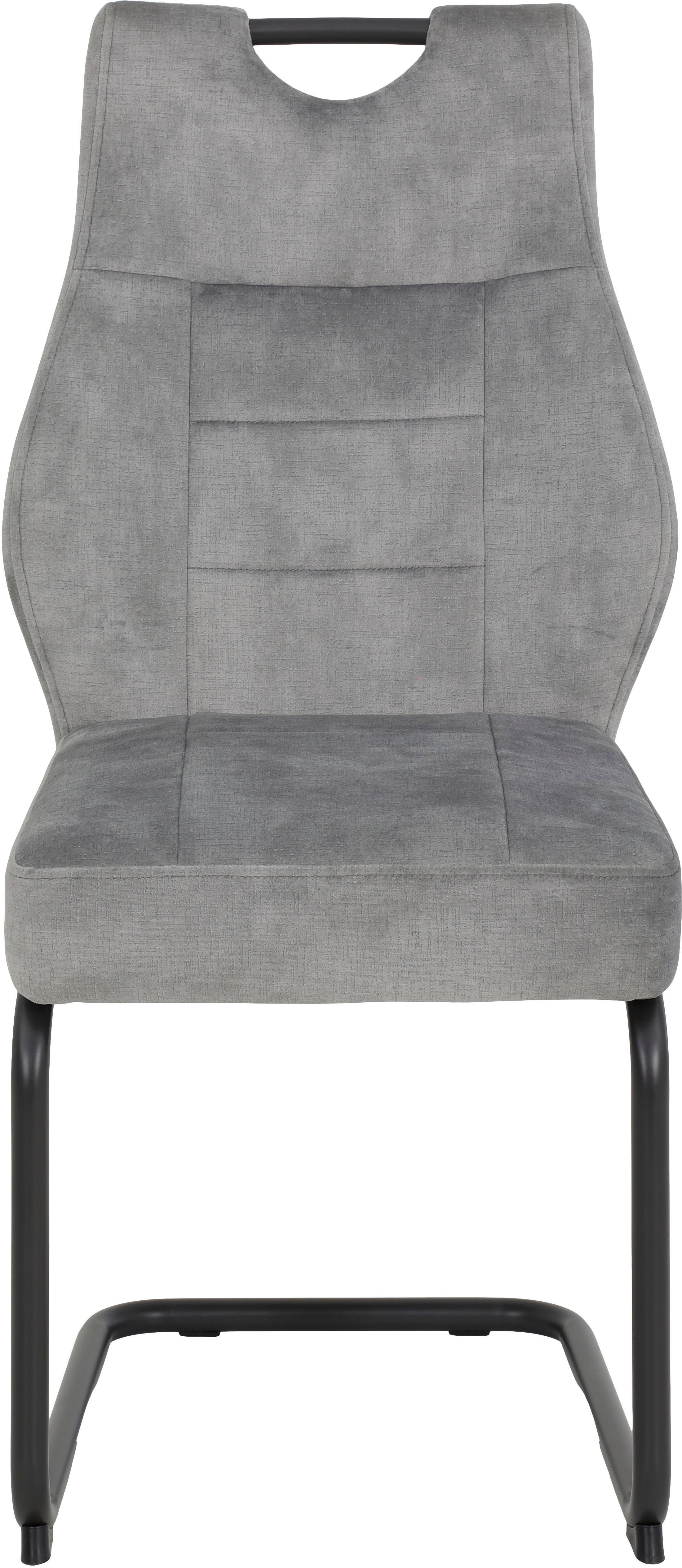 HELA Esszimmerstuhl Linda S Schwingstuhl (Set, 4 St), mit Taschenfederkern Sitz, mit 140KG belastbar, Freischwinger – Bild 4 von 5