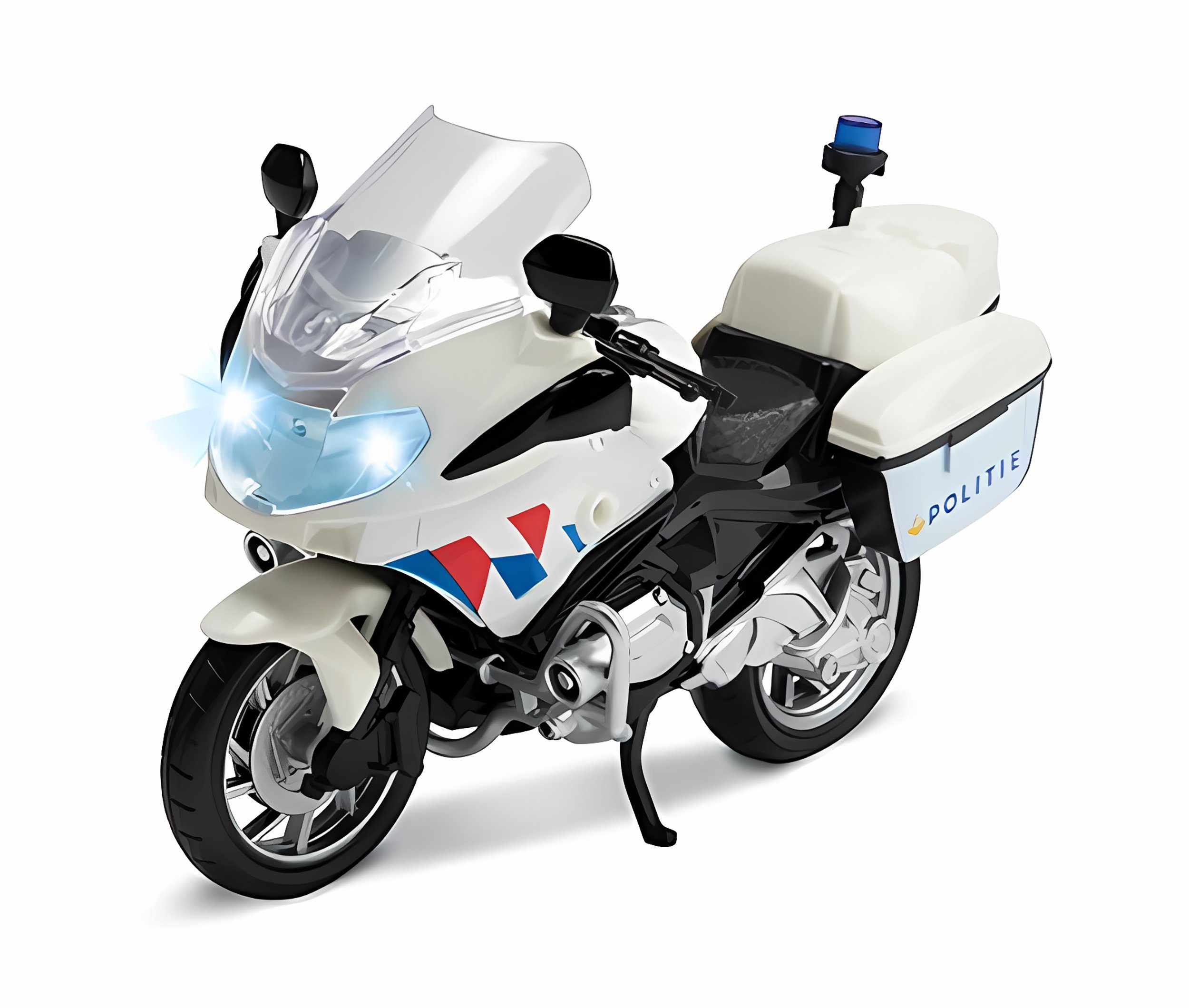 Toi-Toys Spielzeug-Motorrad POLIZEI MOTORRAD Niederländisch mit Licht und Sound 13, Maßstab 1:20 Polizeimotorrad Modell Spielzeug Geschenk Kinder