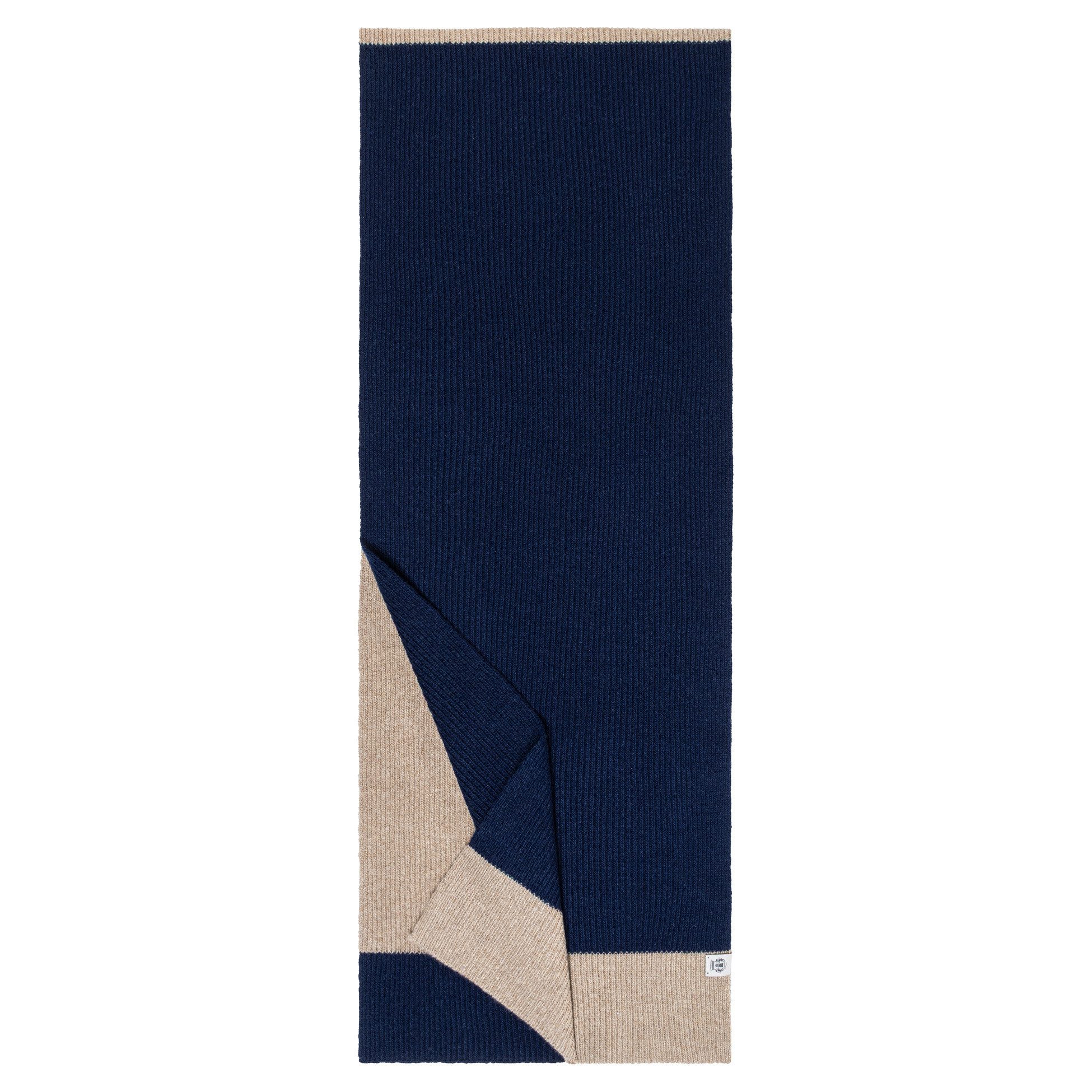 Roeckl Strickschal TWO SIDE KNIT SCHAL, mehrfarbiger Wollschal