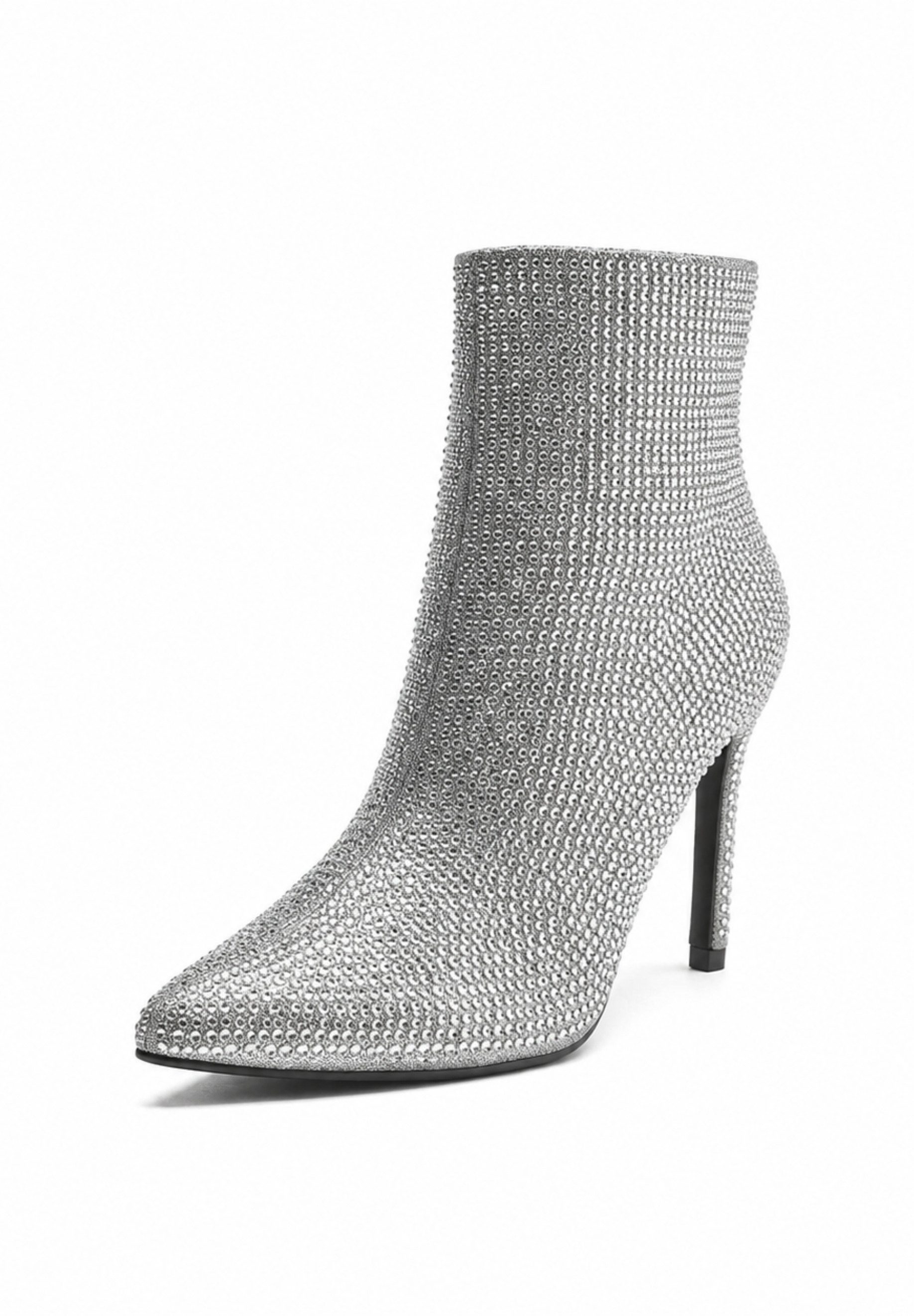 Day Vine Damen Stiefeletten mit Strassbesatz und Stilettoabsatz High-Heel-Stiefelette