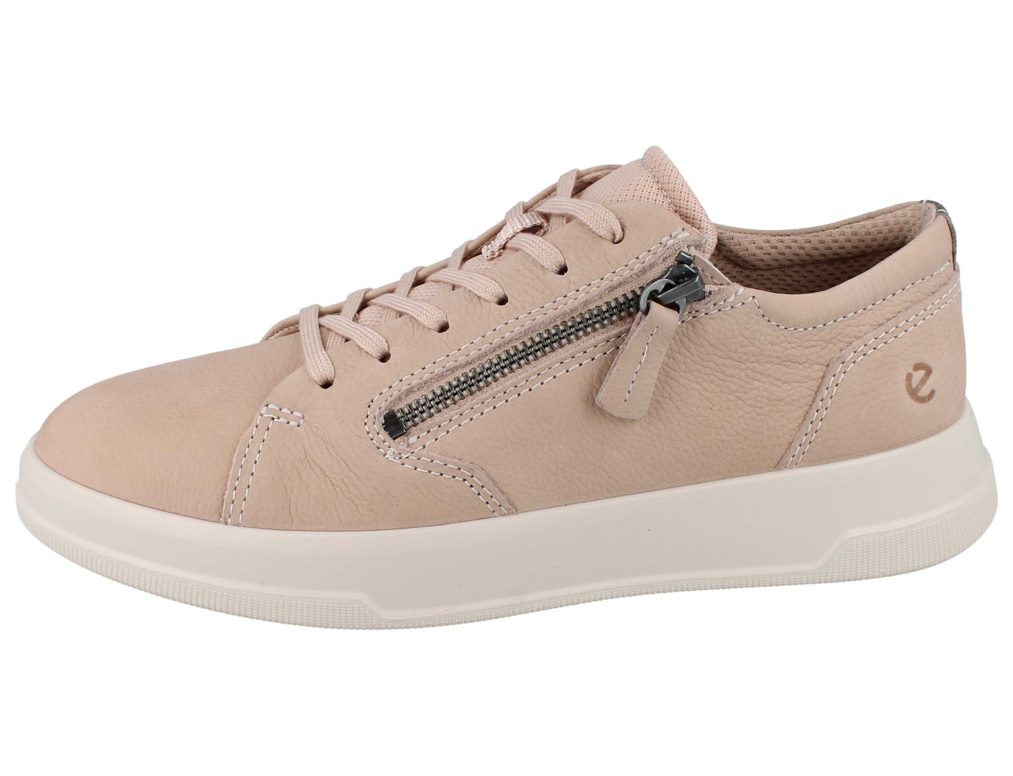 Ecco ECCO Move W Damen Sneaker rose Nubukleder - Größe: 38 Schnürschuh Wechselfußbett