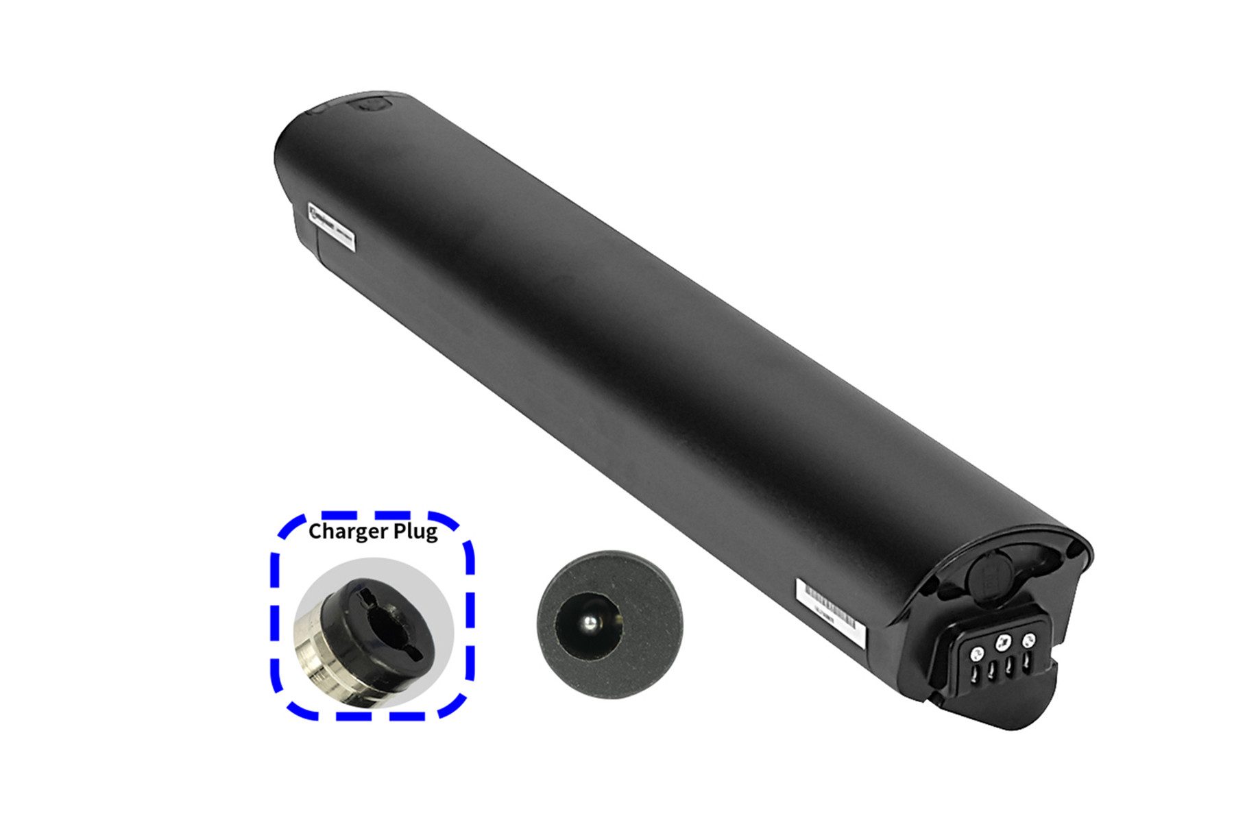 PowerSmart LEB37PV125B.906 E-Bike Akku Elektrofahrrad 504 Wh, Panasonic-Zellen, Lithium-ion (Li-ion) 14000 mAh (36 V)