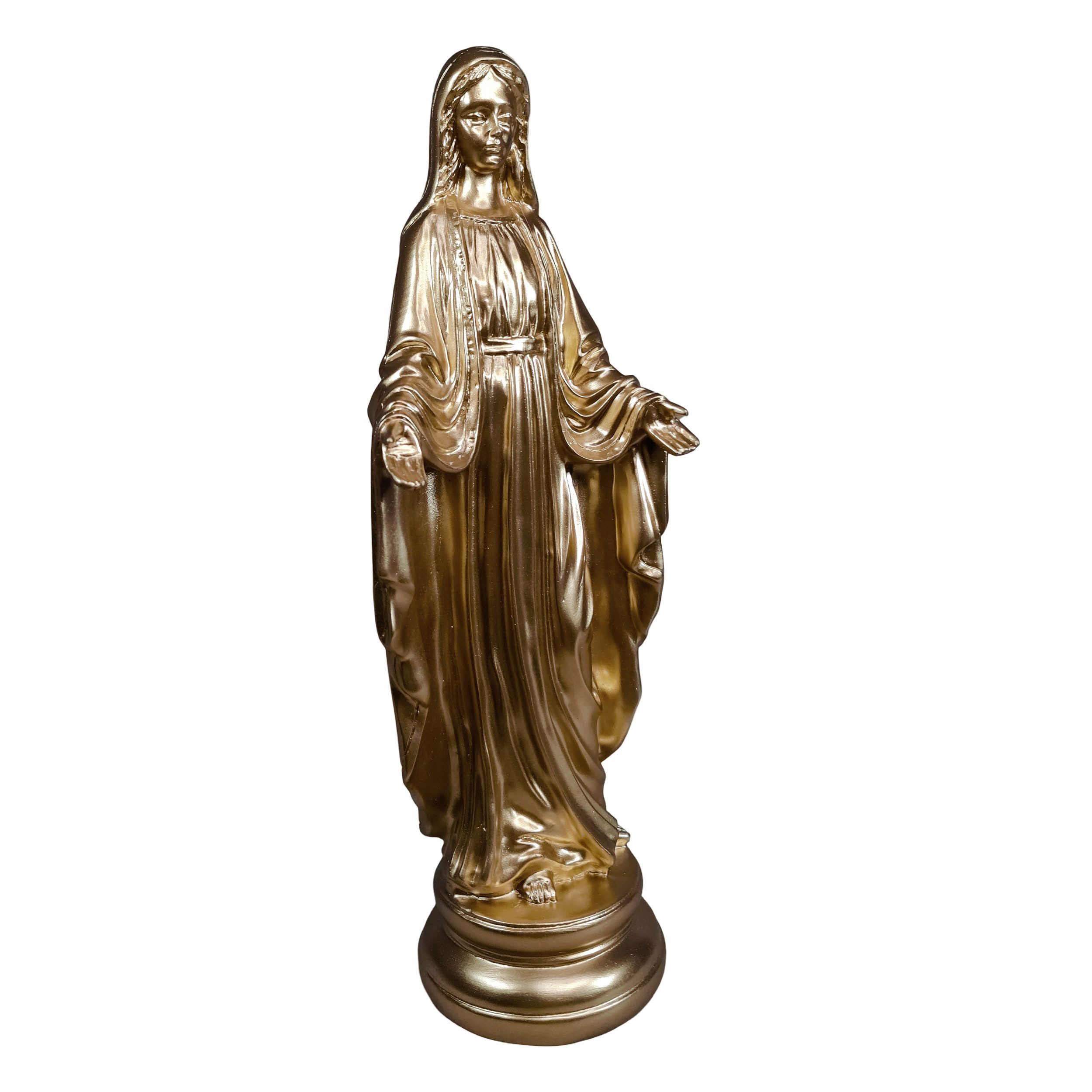 colourliving Dekofigur Madonna Figur & Marienfigur modern - Mutter Gottes Deko (1 St), erhältlich in Gold, Magenta oder Jade für individuelle Wohnstile