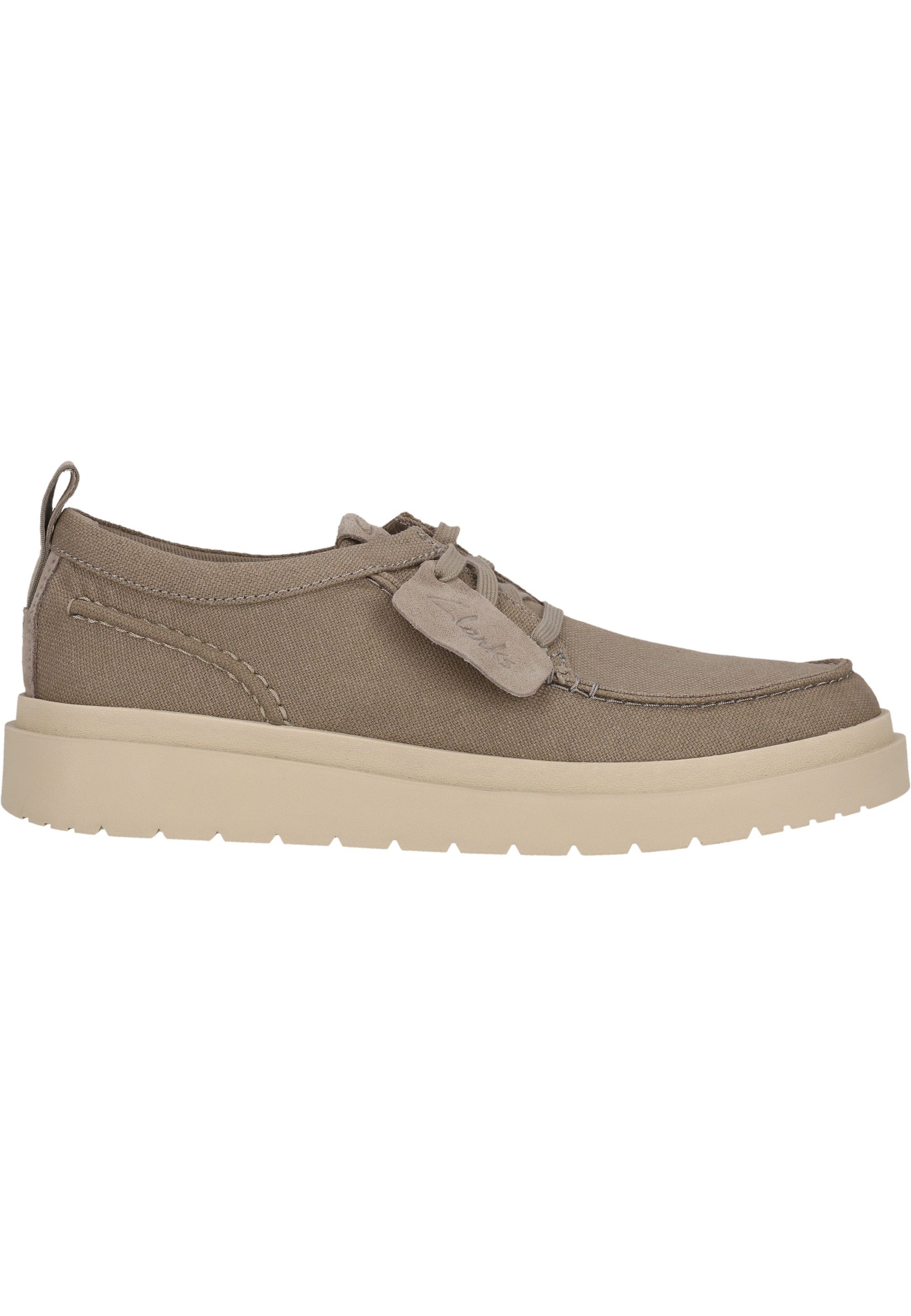 Clarks Polden Moc Schnürschuh mit markanter Sohle