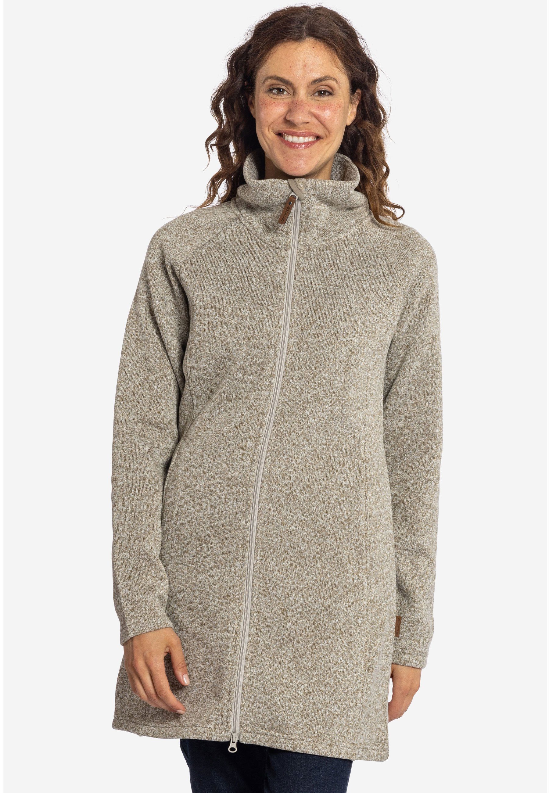 Elkline Fleecejacke Bestcondition Strickfleece halblang 2-Wege günstig online kaufen