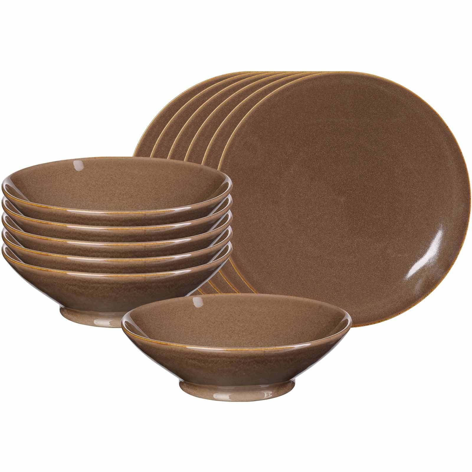 Ritzenhoff & Breker Tafelservice Sahara Tafelservice 12er Set (12-tlg), 6 Personen, Porzellan