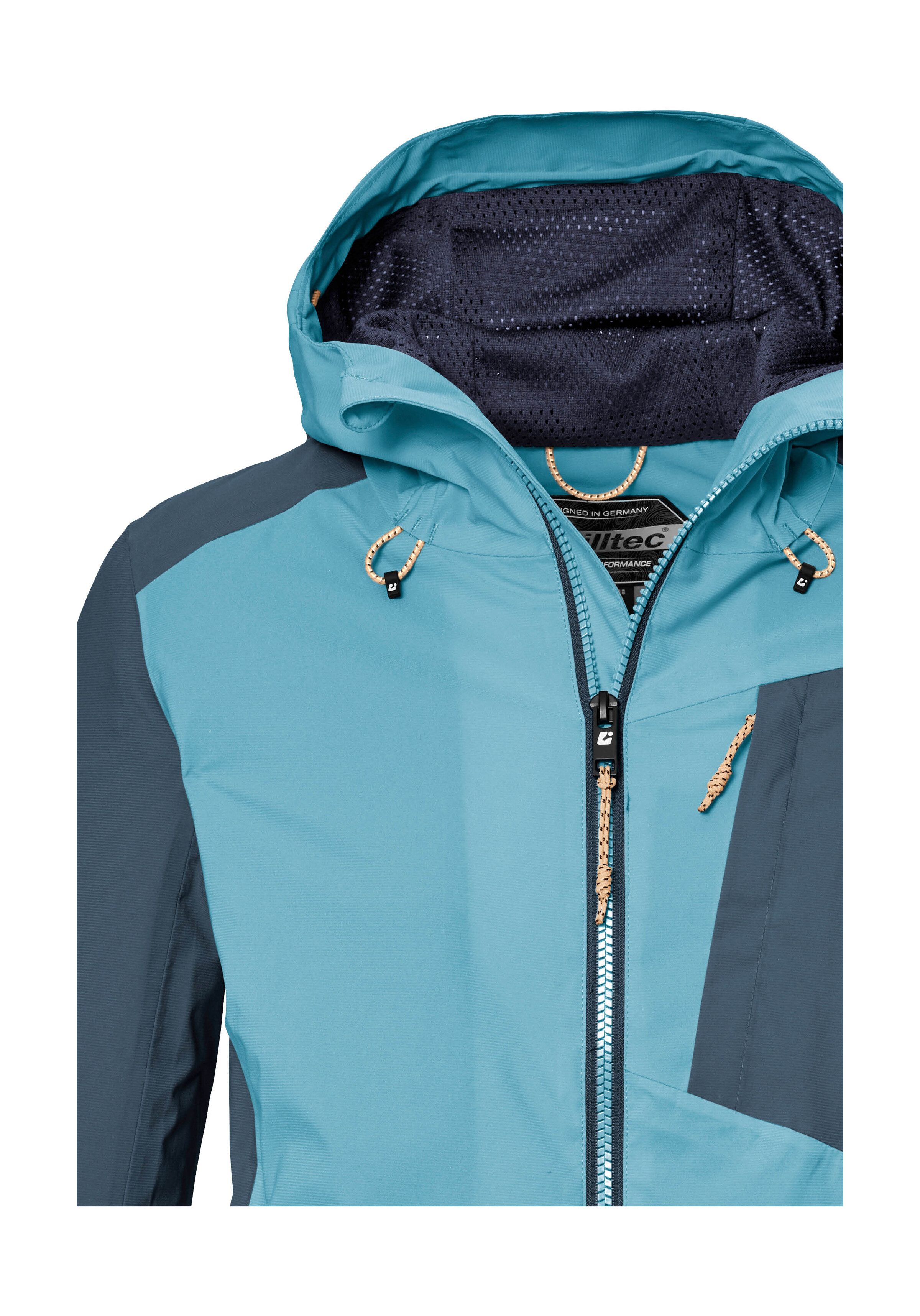 Killtec Outdoorjacke KOS 83 WMN JCKT Damenjacke: Colourblock, wasserdicht, atmungsaktiv
