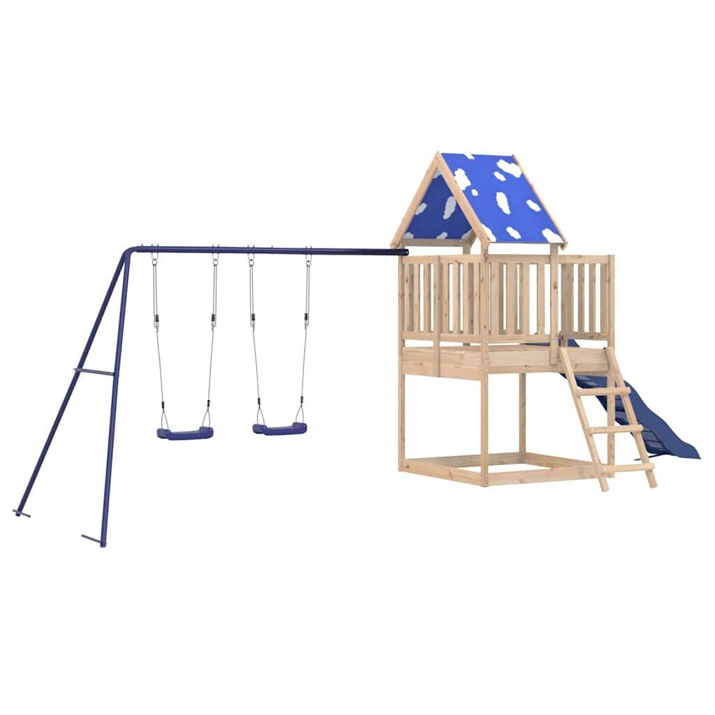 vidaXL Spielturm Spielturm Massivholz Kiefer