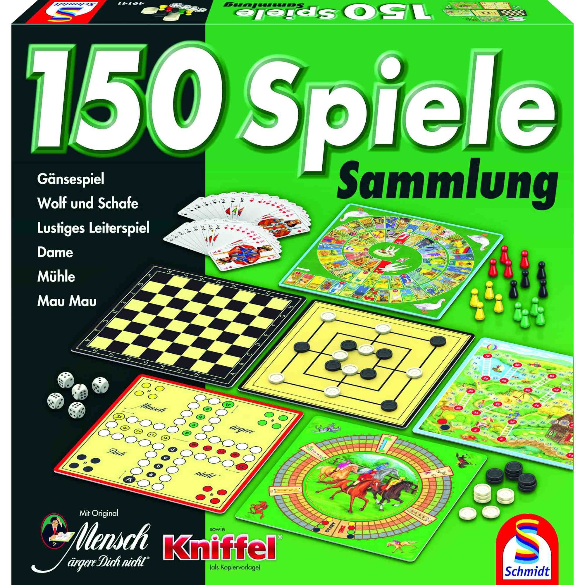 Schmidt Spiele Spiel 150 Spiele Sammlung grün