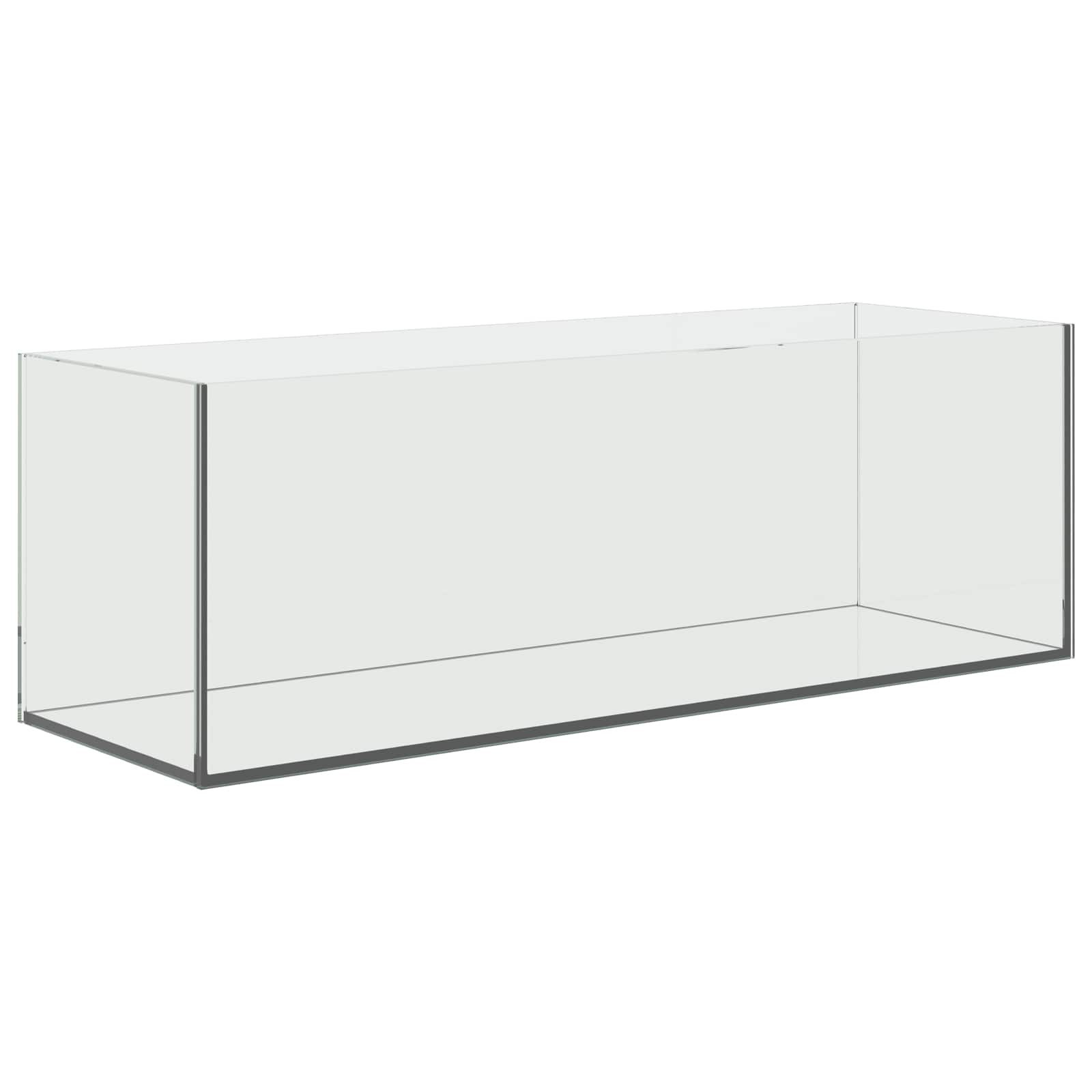 vidaXL Aquarium 60 x 20 x 20 cm Aquarium mit Speicher Weiß Glas Rechteckig für Innen u